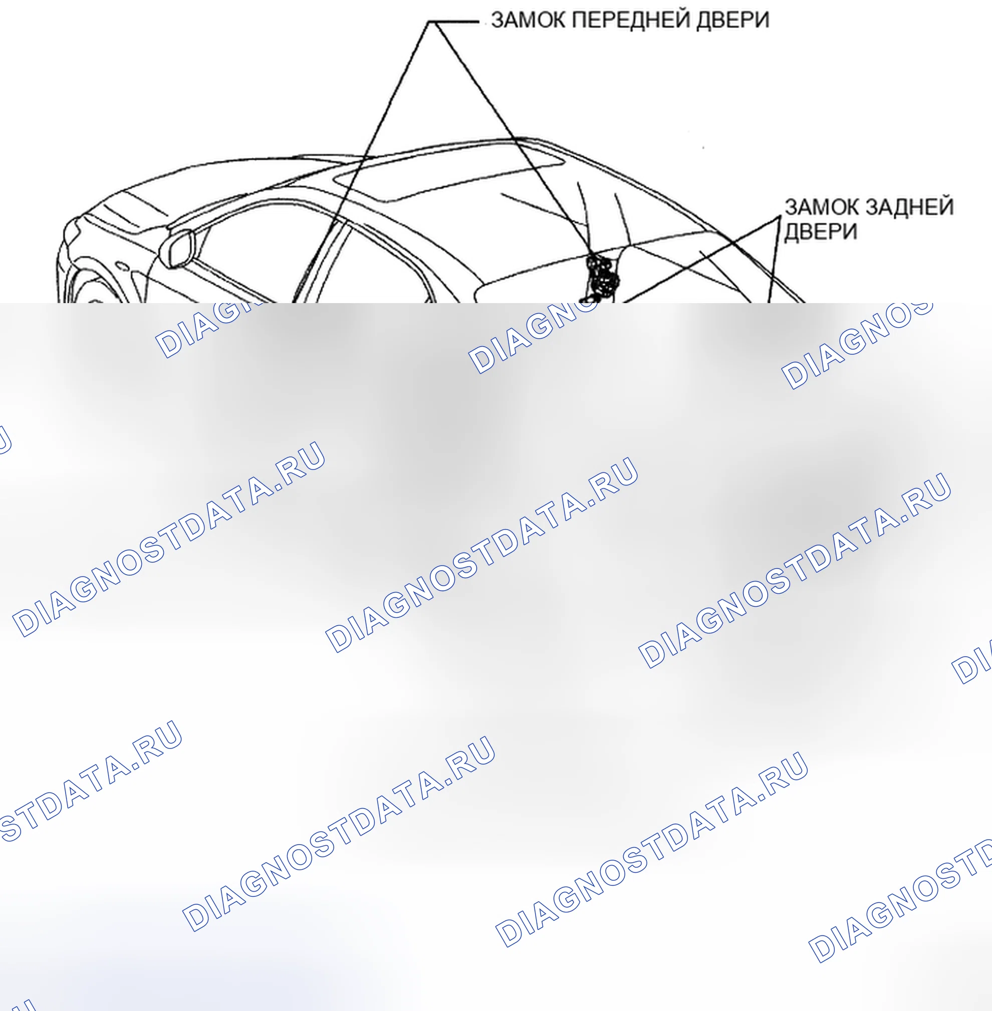 Рис. 306: РАСПОЛОЖЕНИЕ ДЕТАЛЕЙ. Toyota Camry XV40