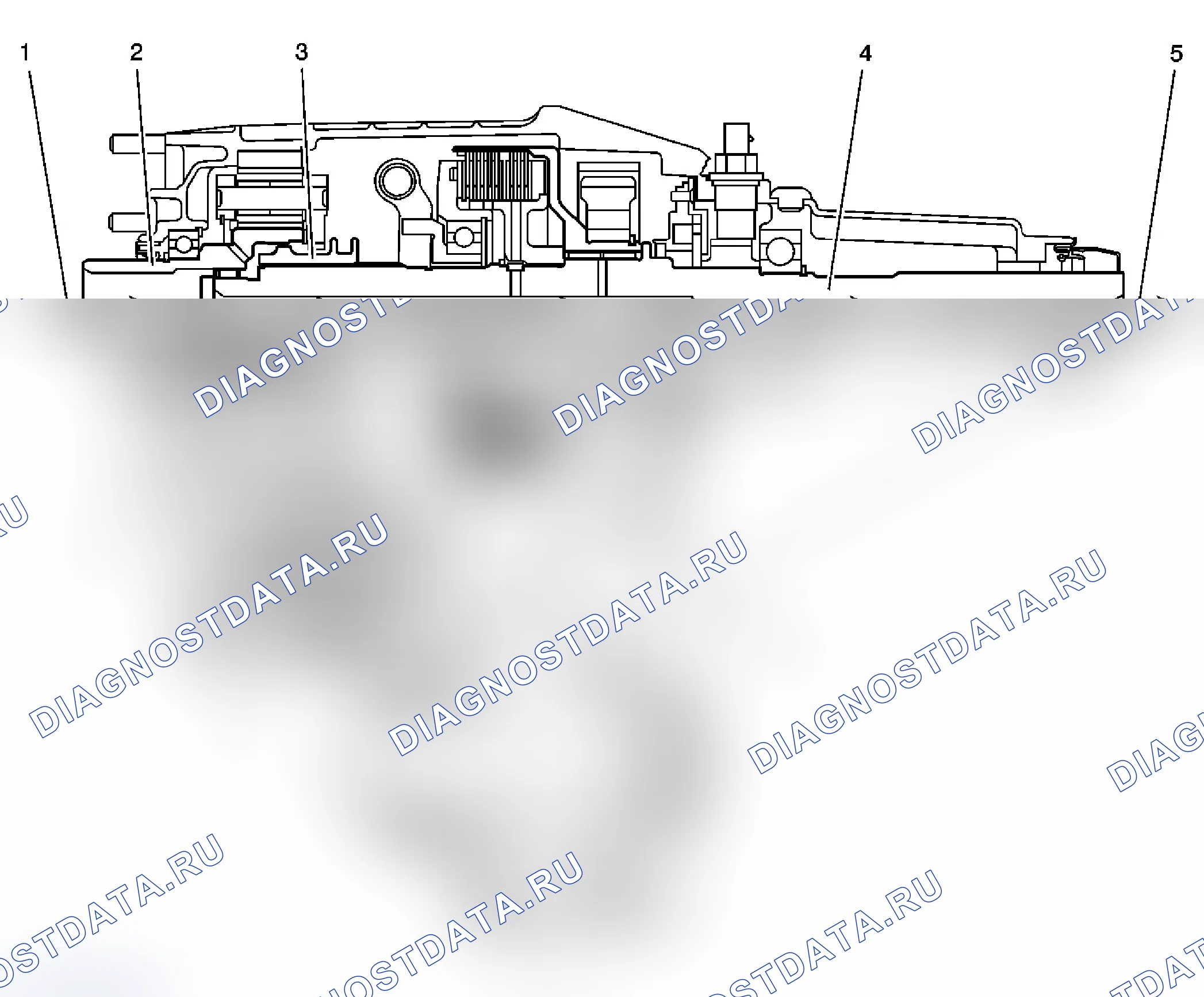 Рис. 20: Поток питания 2WD. Chevrolet Cab & Chassis Silverado 3500 