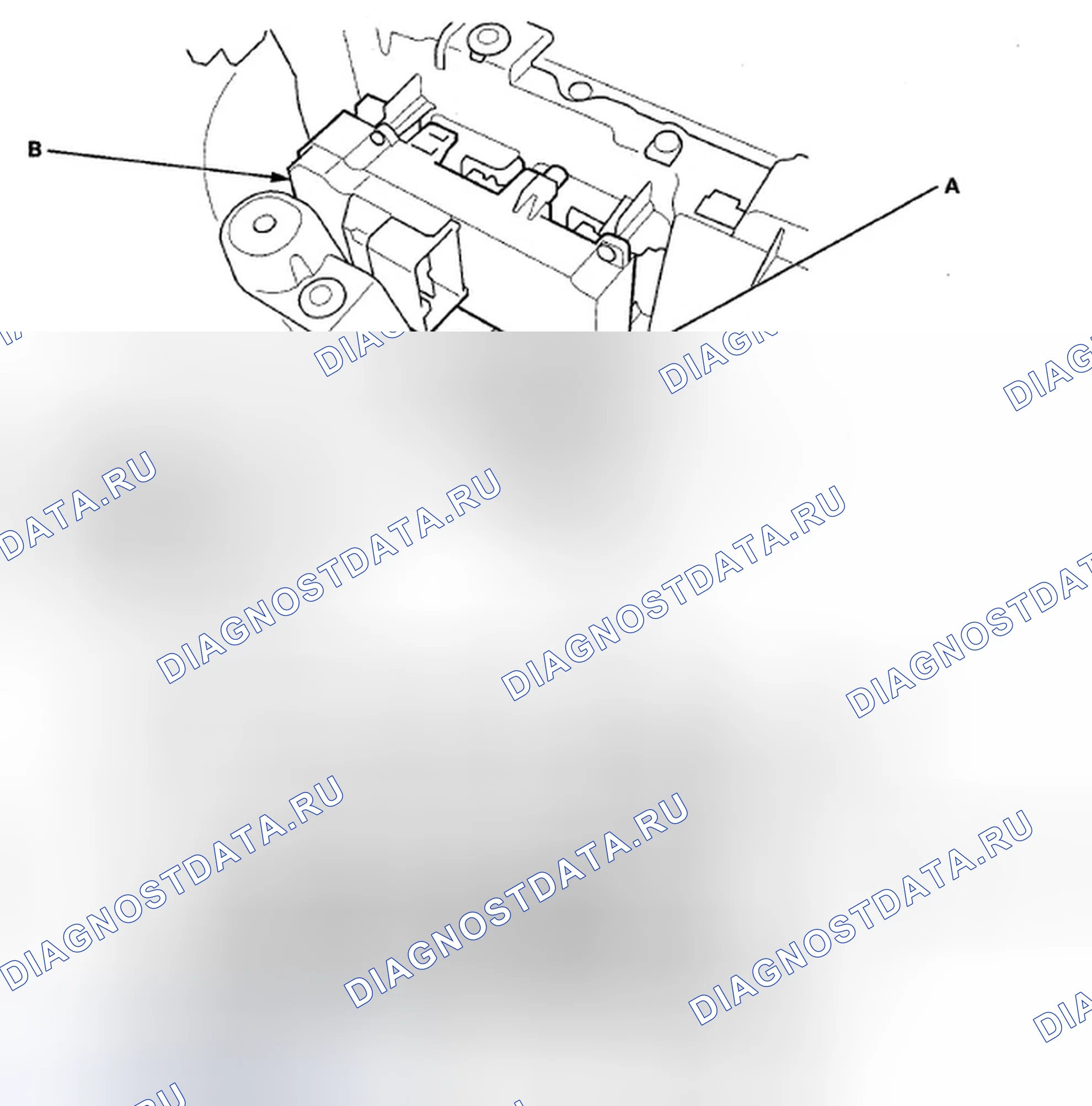 Рис. 4: Входной тест главного переключателя окна питания. Acura ZDX I
