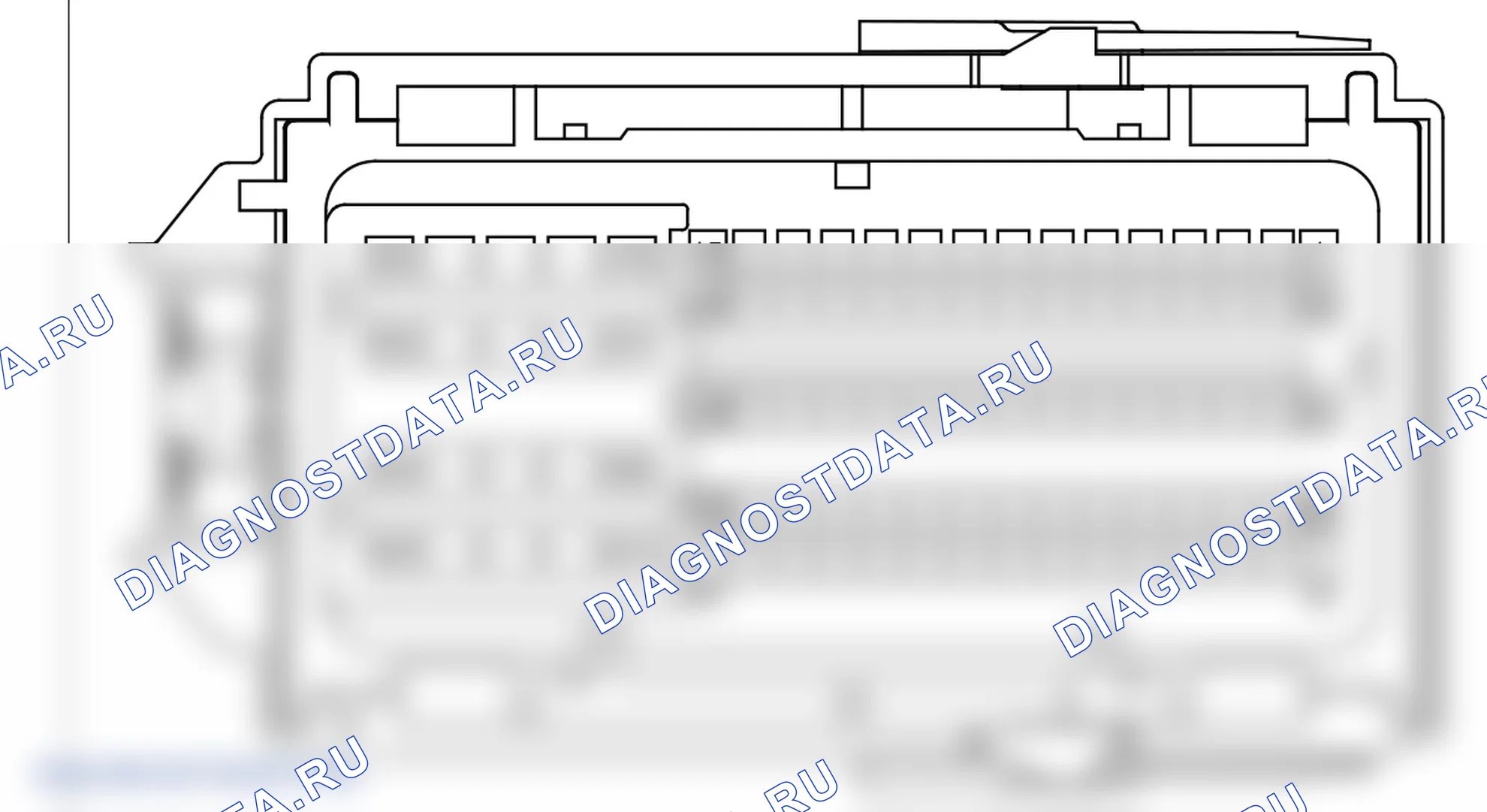 Распиновка разъёма E01-X01(A) — внешний вид и назначение контактов. Tank 300 II