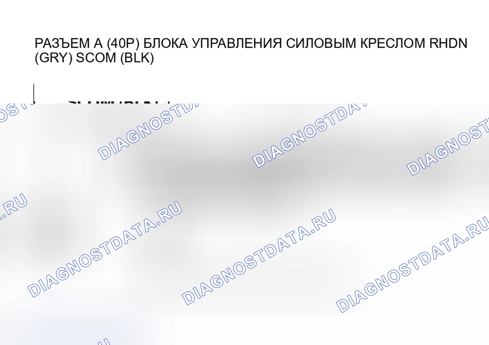 Рис. 49: расшифровка кода ошибки B1847: Неисправность цепи переключателя " вверх-вниз " заднего сиденья с электроприводом. Honda Odyssey III