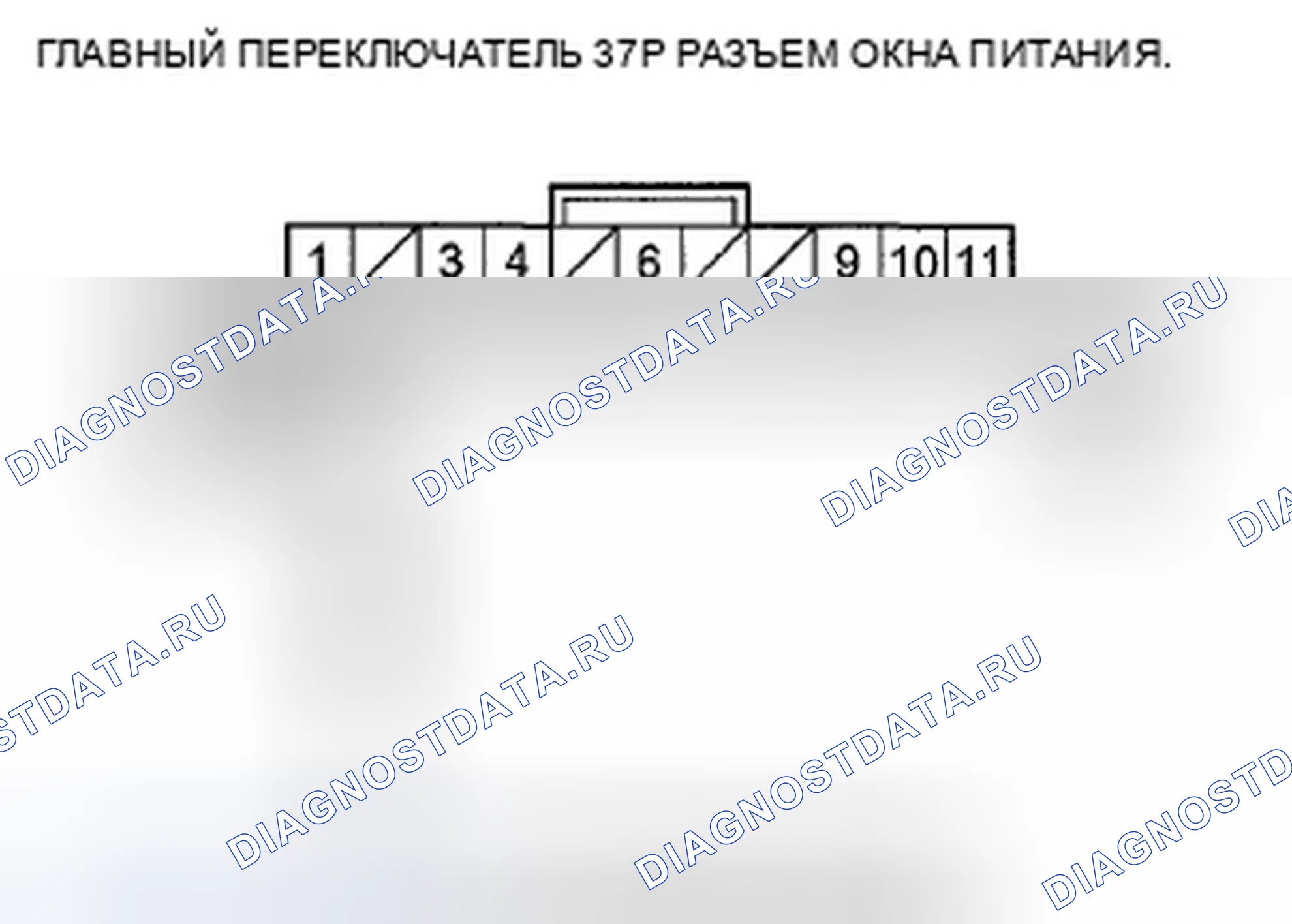 Рис. 73: расшифровка кода ошибки B1142: Блок управления дверным мультиплексором потерял связь с переключателем стеклоподъемника переднего пассажира. Honda Pilot II