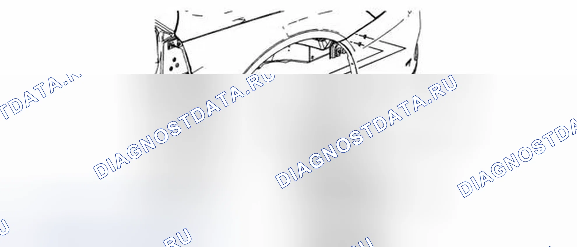 Рис. 5: Замена контейнера растворителя омывателя ветрового стекла. Chevrolet Impala IX