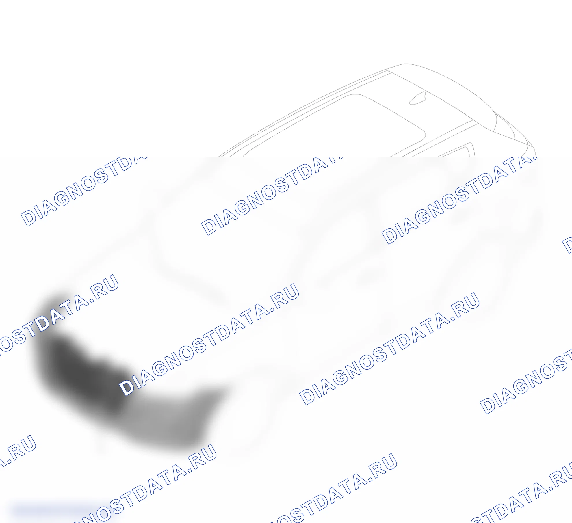 Схема расположения решётки радиатора — Haval H6. Haval H6 III