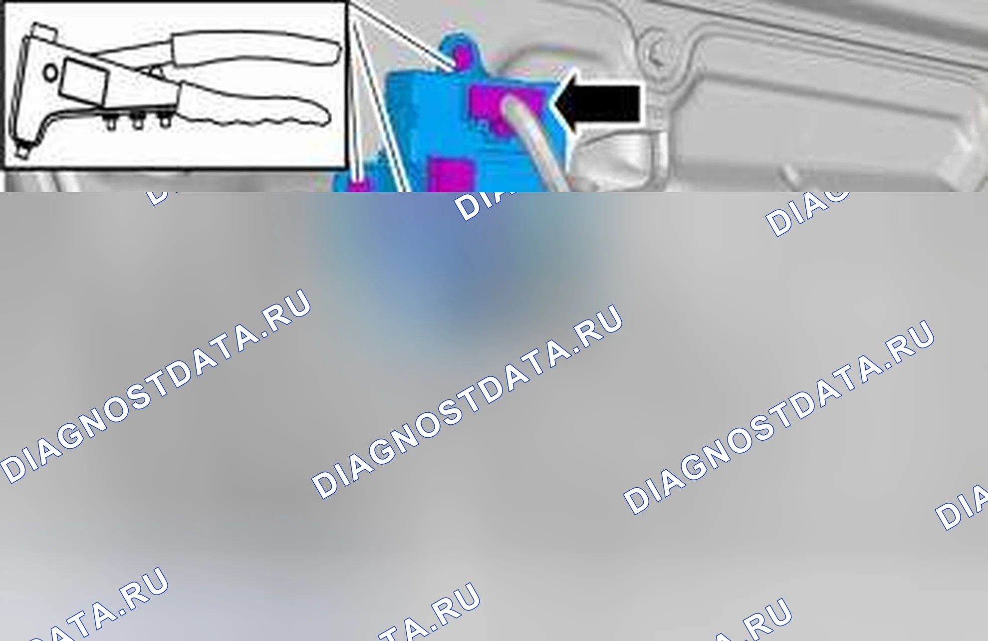Рис. 101: УСТАНОВКА. Volvo S80 II
