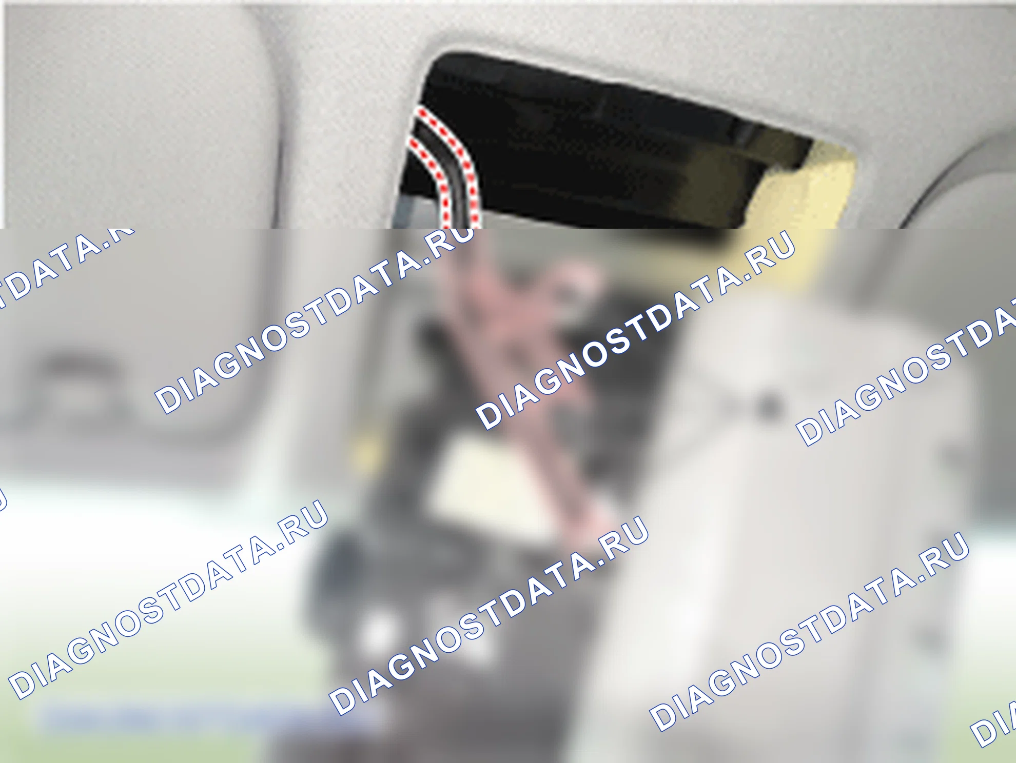 Снятие индикатора потолочной консоли. Hyundai i20 GB