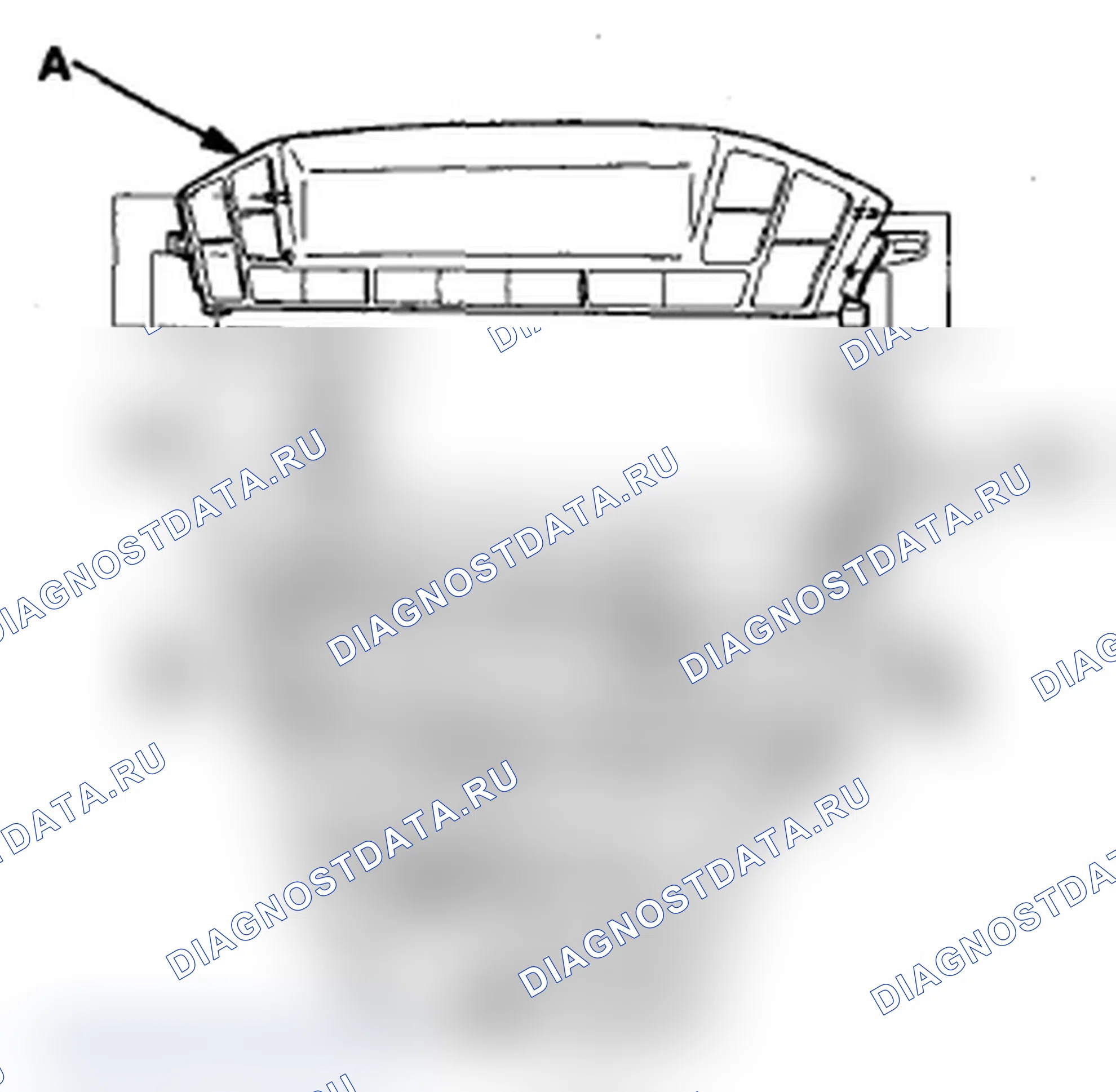 Рис. 234: Демонтаж/монтаж блока климат-контроля. Acura MDX II рестайлинг