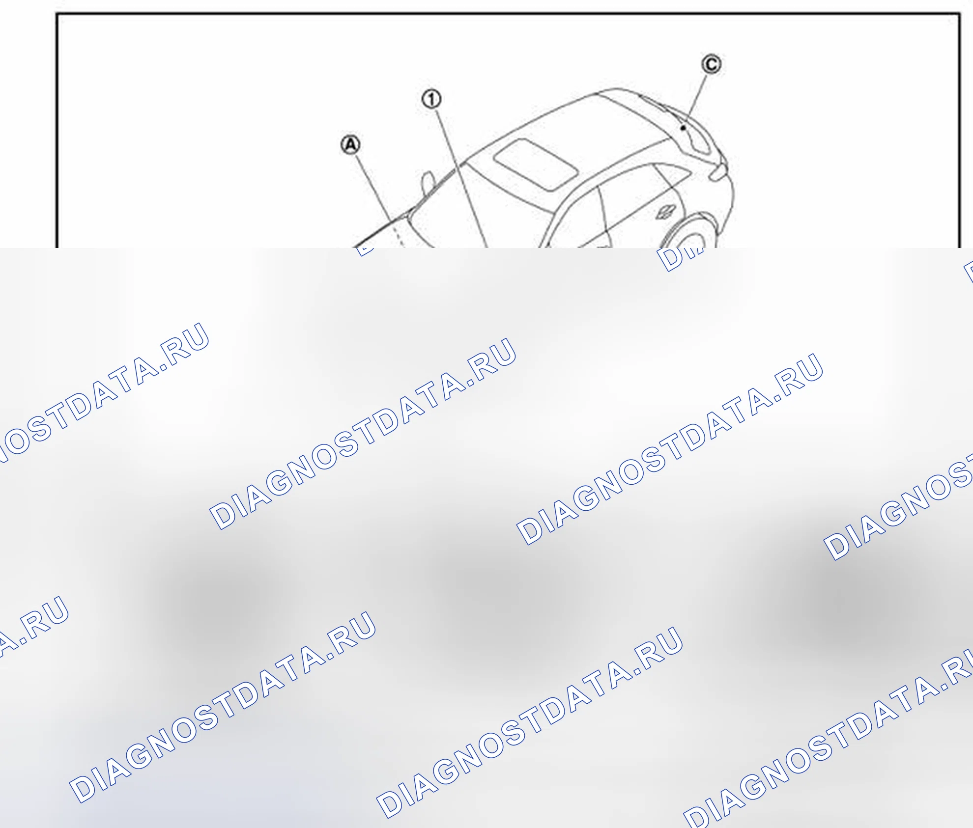 Рис. 9: Расположение компонентов. Infiniti FX35 II рестайлинг