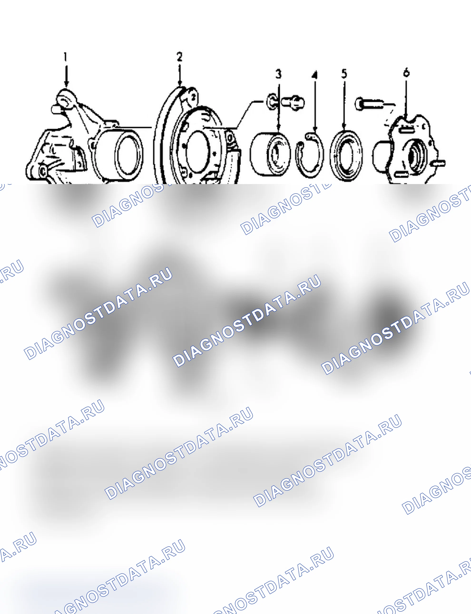 Рис. 3: Демонтаж и разборка. Mazda 929 HC