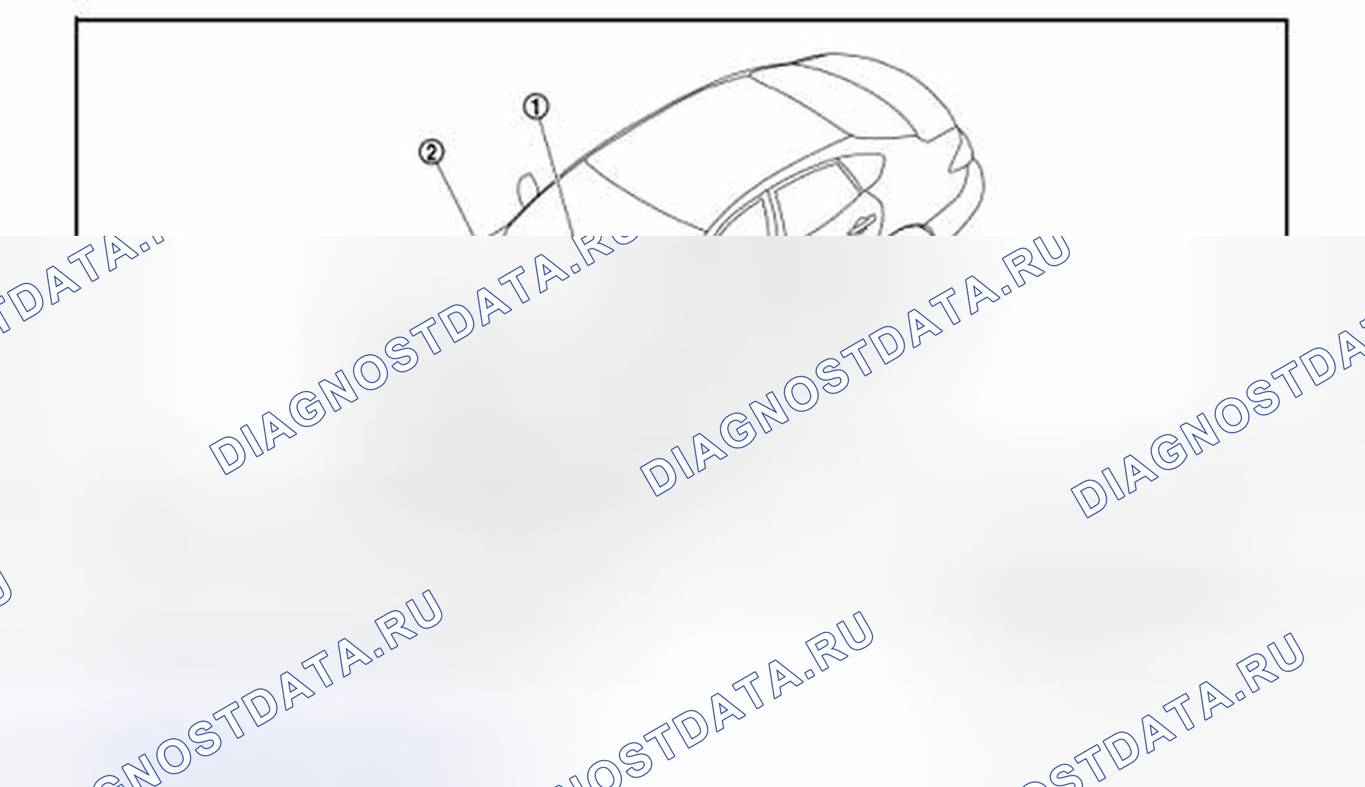Рис. 159: Расположение компонентов. Infiniti Q70 I рестайлинг