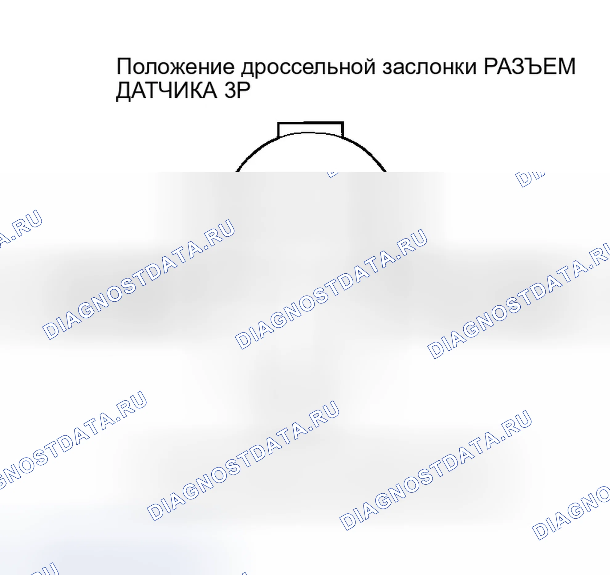 Рис. 67: расшифровка кода ошибки P0123: Высокое напряжение цепи датчика Tp. Honda Insight ZE1