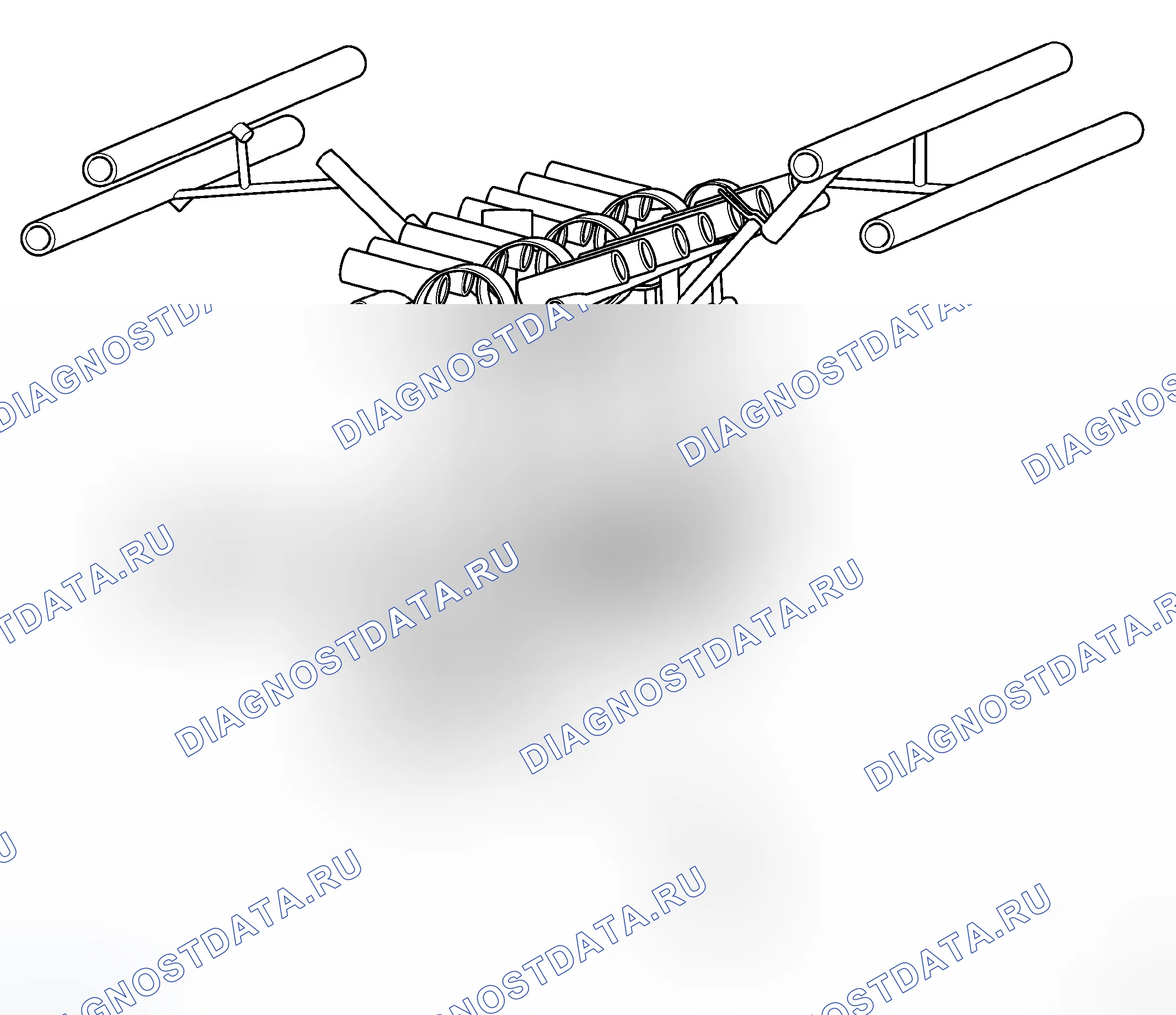 Рис. 473: ОПИСАНИЕ механической части двигателя. Dodge Magnum I