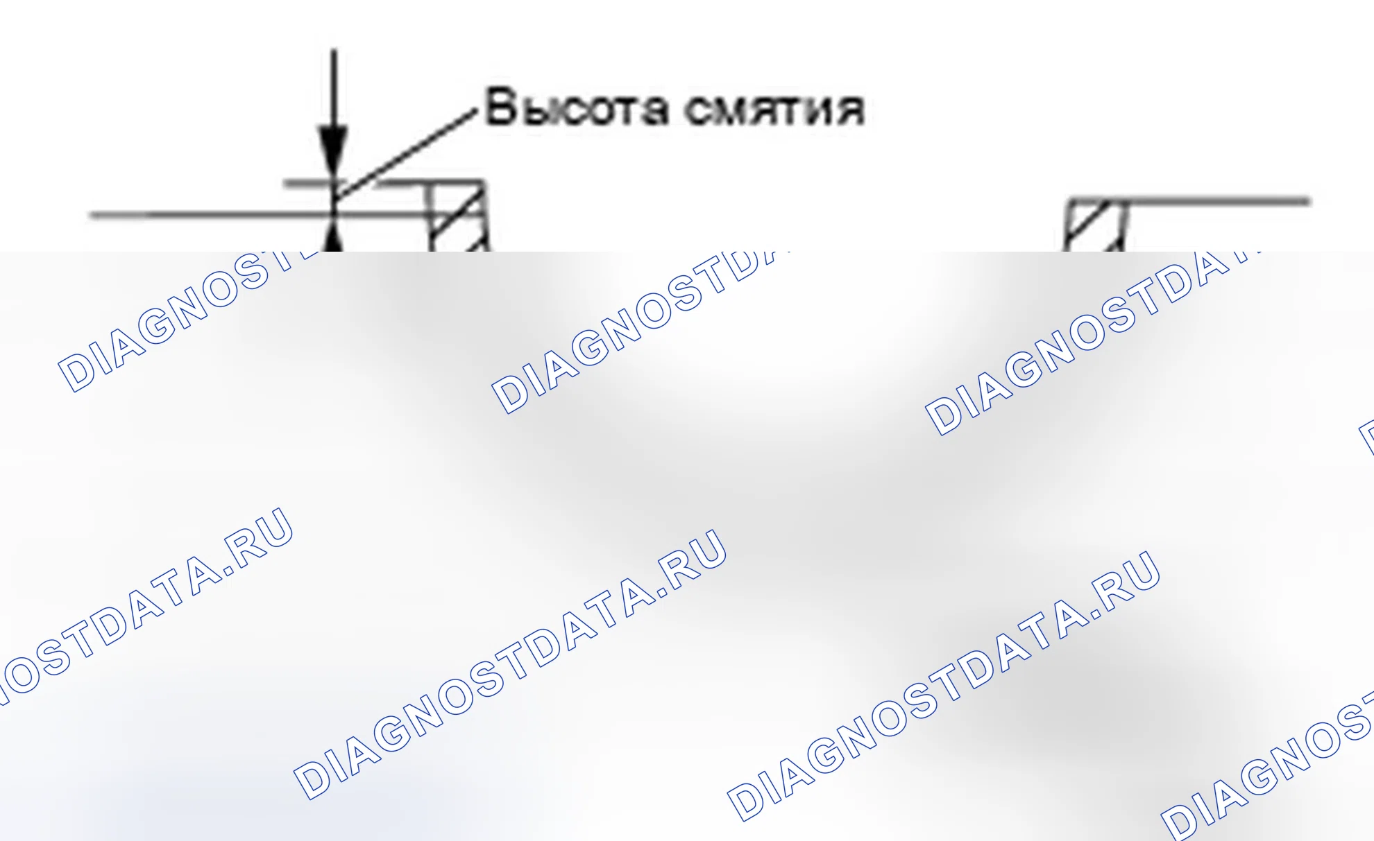 Рис. 196: ВЫСОТА СМЯТИЯ КОРЕННОГО ПОДШИПНИКА. Infiniti FX45 I рестайлинг