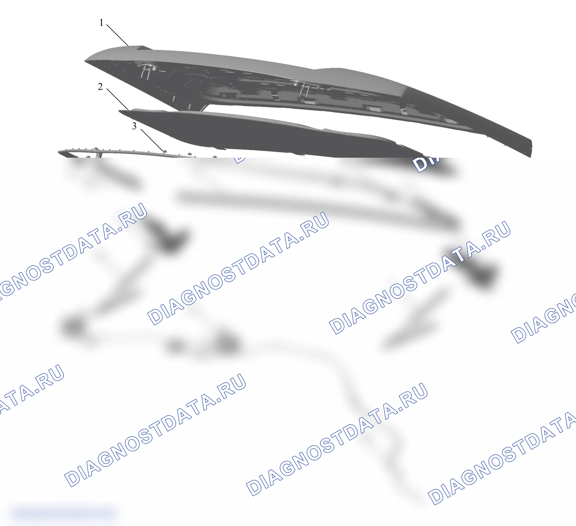 Схема расположения капота — Tank 400. Tank Tank 400 I
