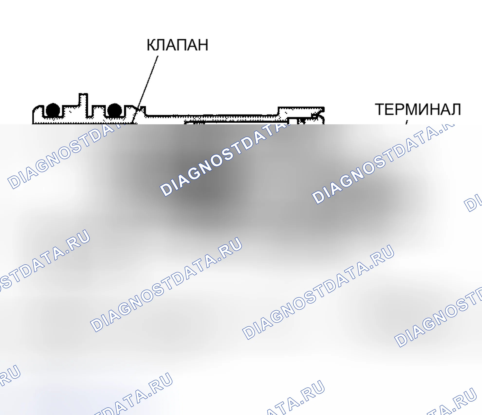 Рис. 52: Запорный клапан вентиляции канистры EVAP. Honda Insight I
