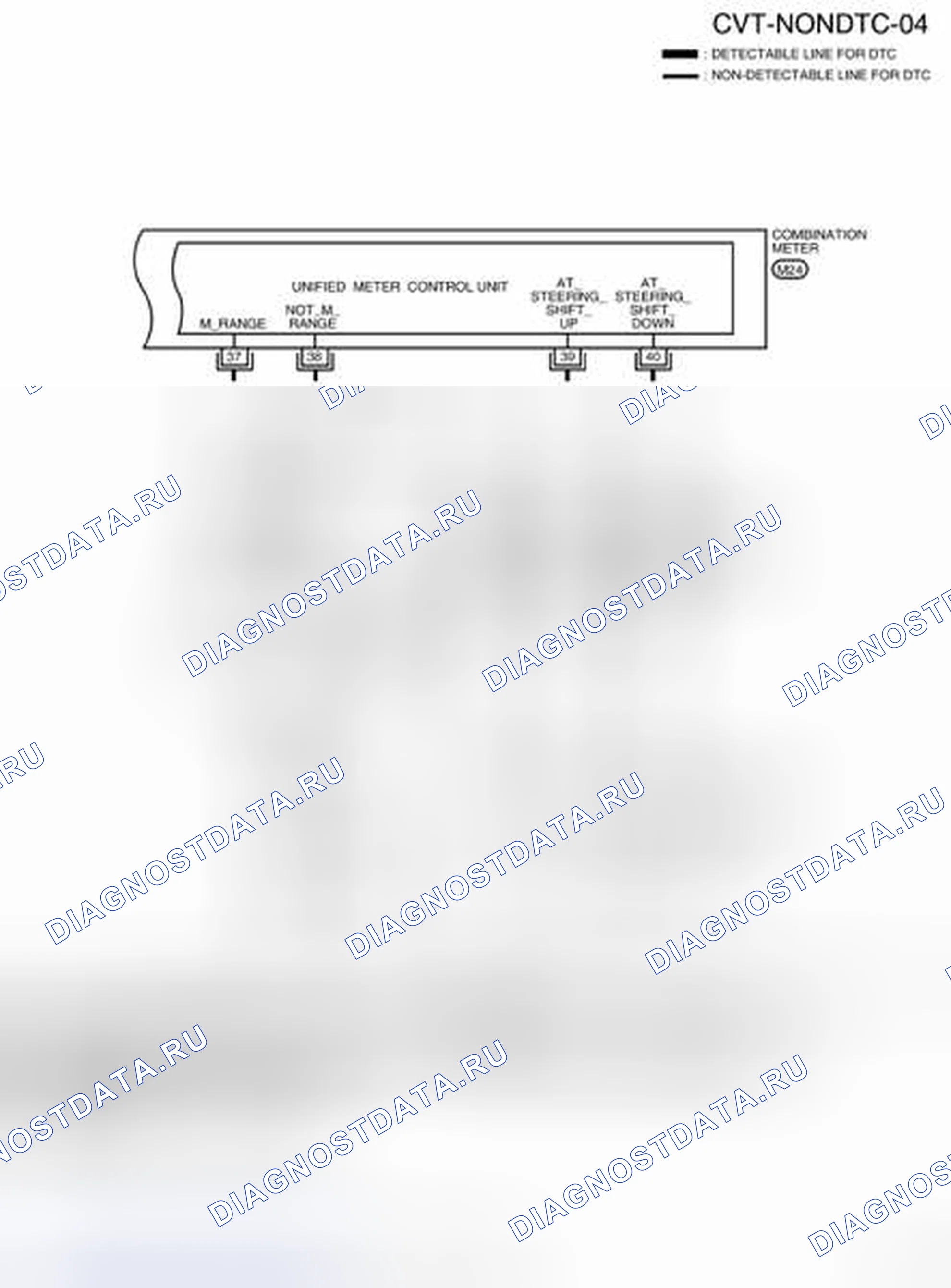Рис. 113: электросхема - CVT-NONDTC-04. Nissan Sentra B16