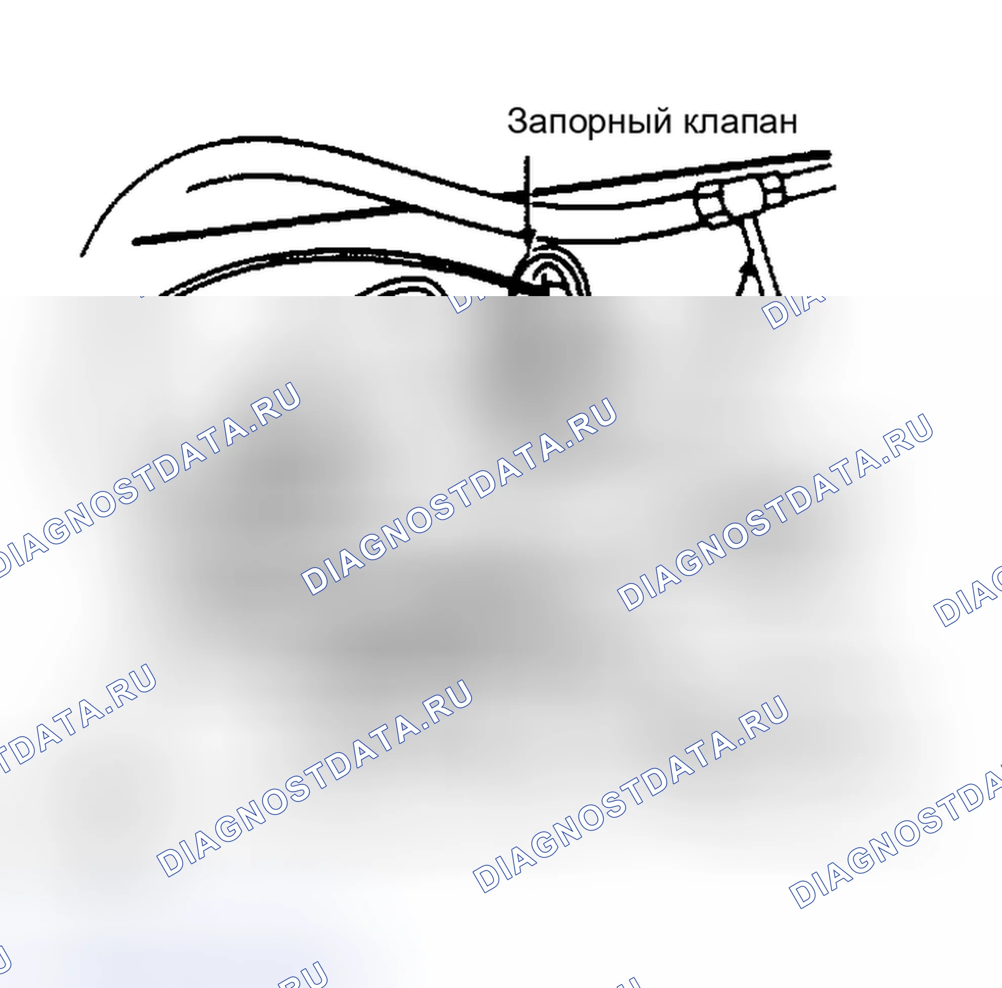 Рис. 1: Система испарения топлива (Jetta, Golf и GTI). Volkswagen Scirocco II