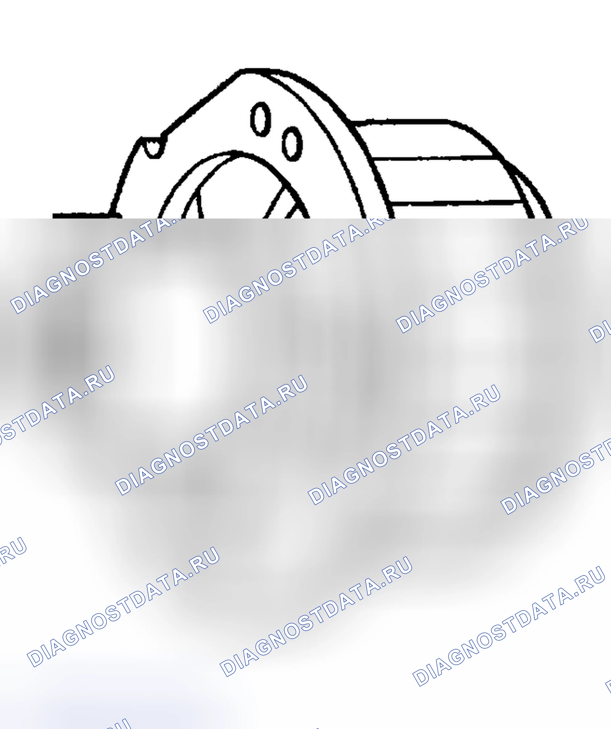 Рис. 208: Двигатель воздуходувки. Mazda Tribute I