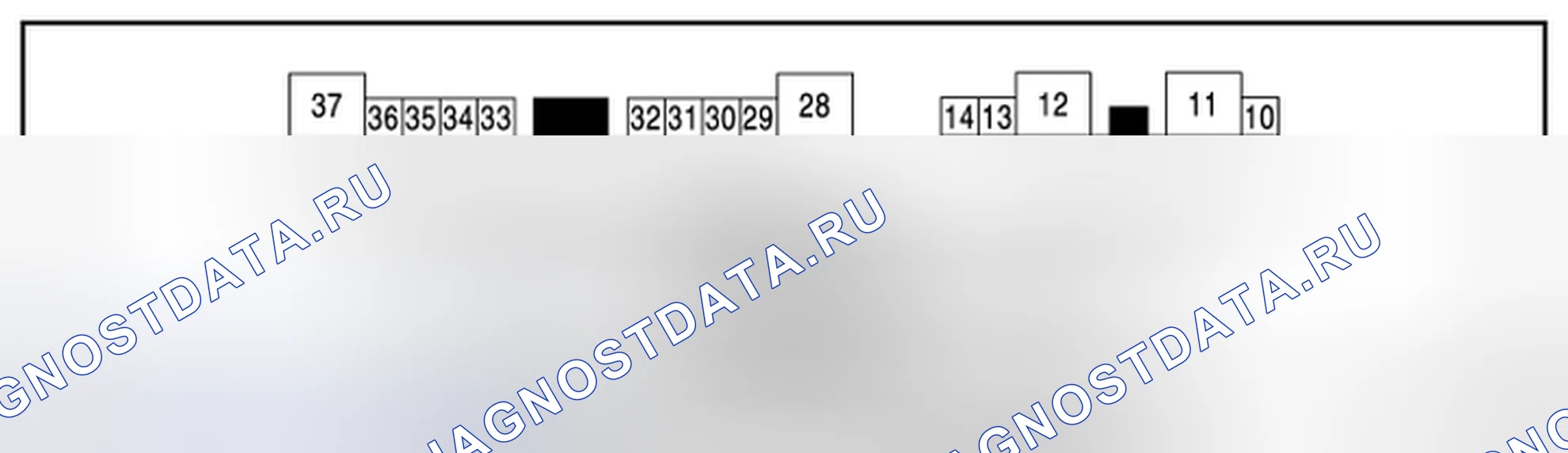 Рис. 67: РАСПОЛОЖЕНИЕ КЛЕММ. Infiniti Q70 I рестайлинг