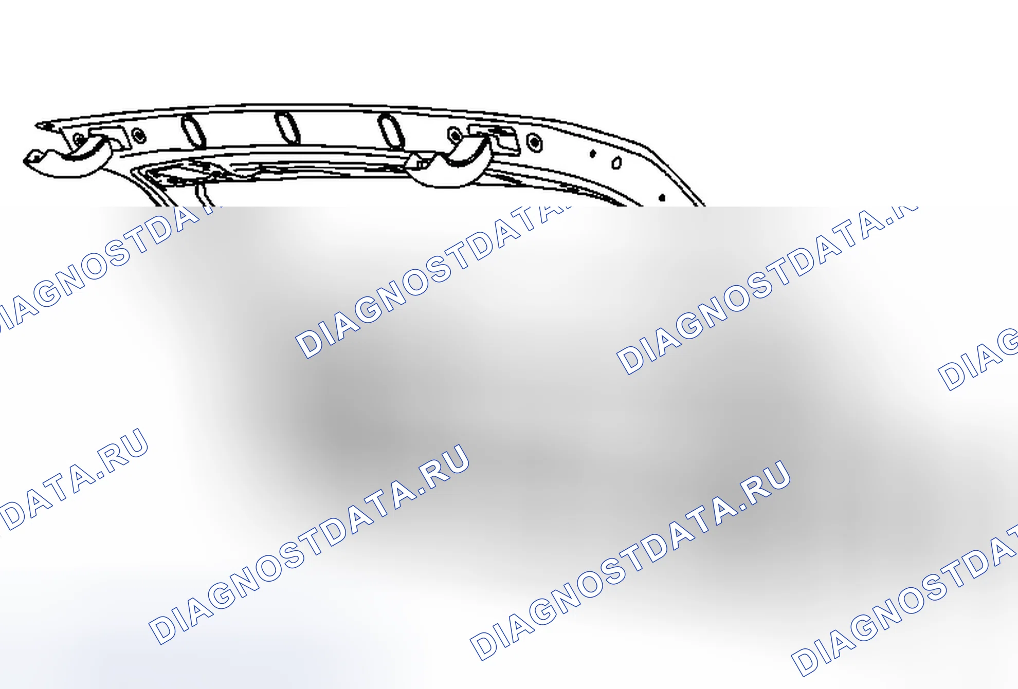 Рис. 120: Замена клина дверь багажника. Cadillac SRX II рестайлинг