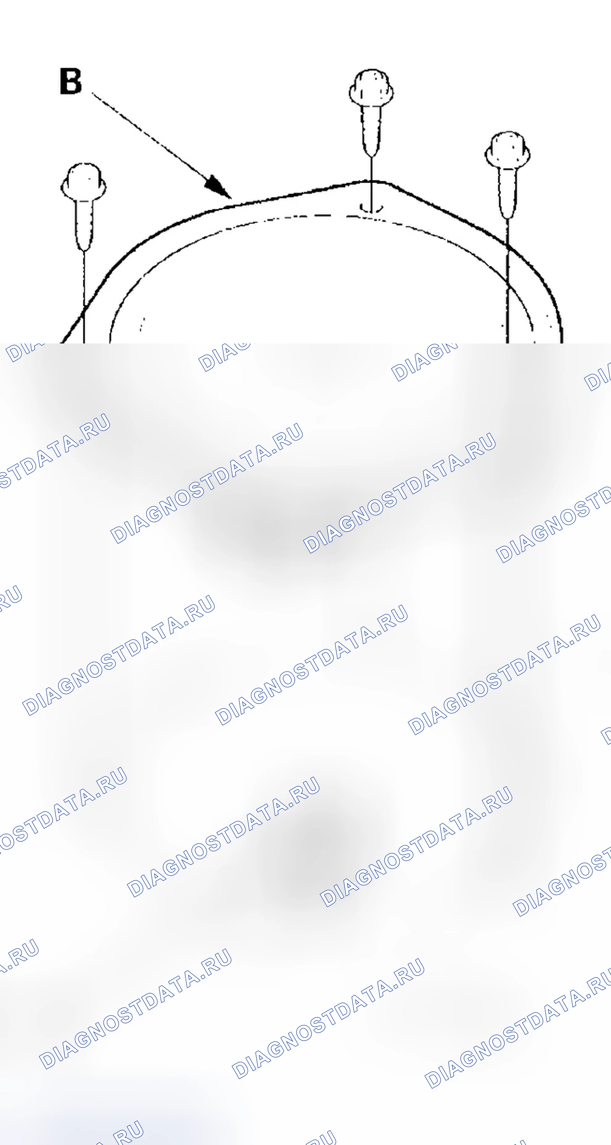 Рис. 57: Задний динамик 4-дверный. Honda Civic VII