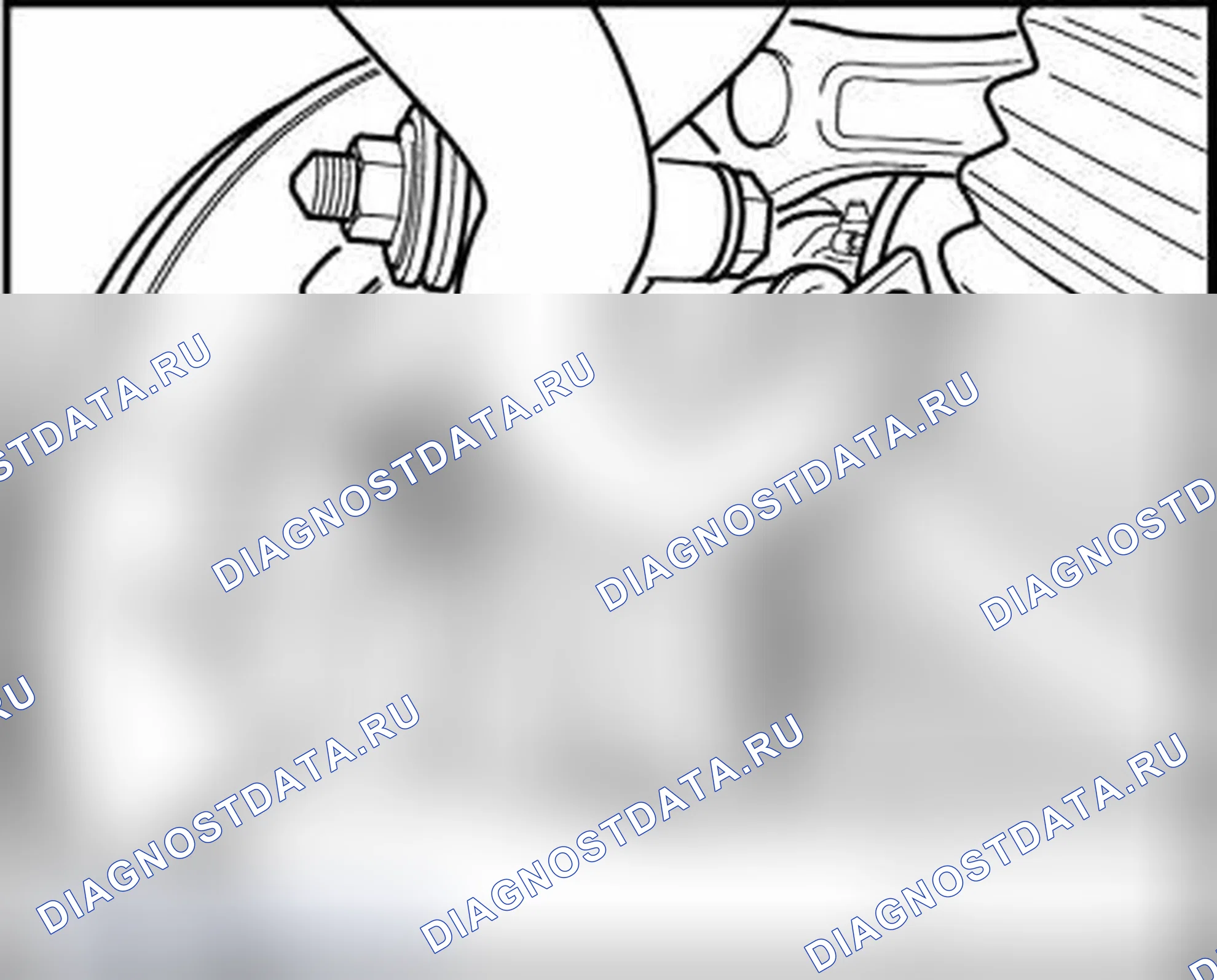 Рис. 14: ЗАДНИЙ ДАТЧИК СКОРОСТИ ABS. Audi Q7 4L рестайлинг