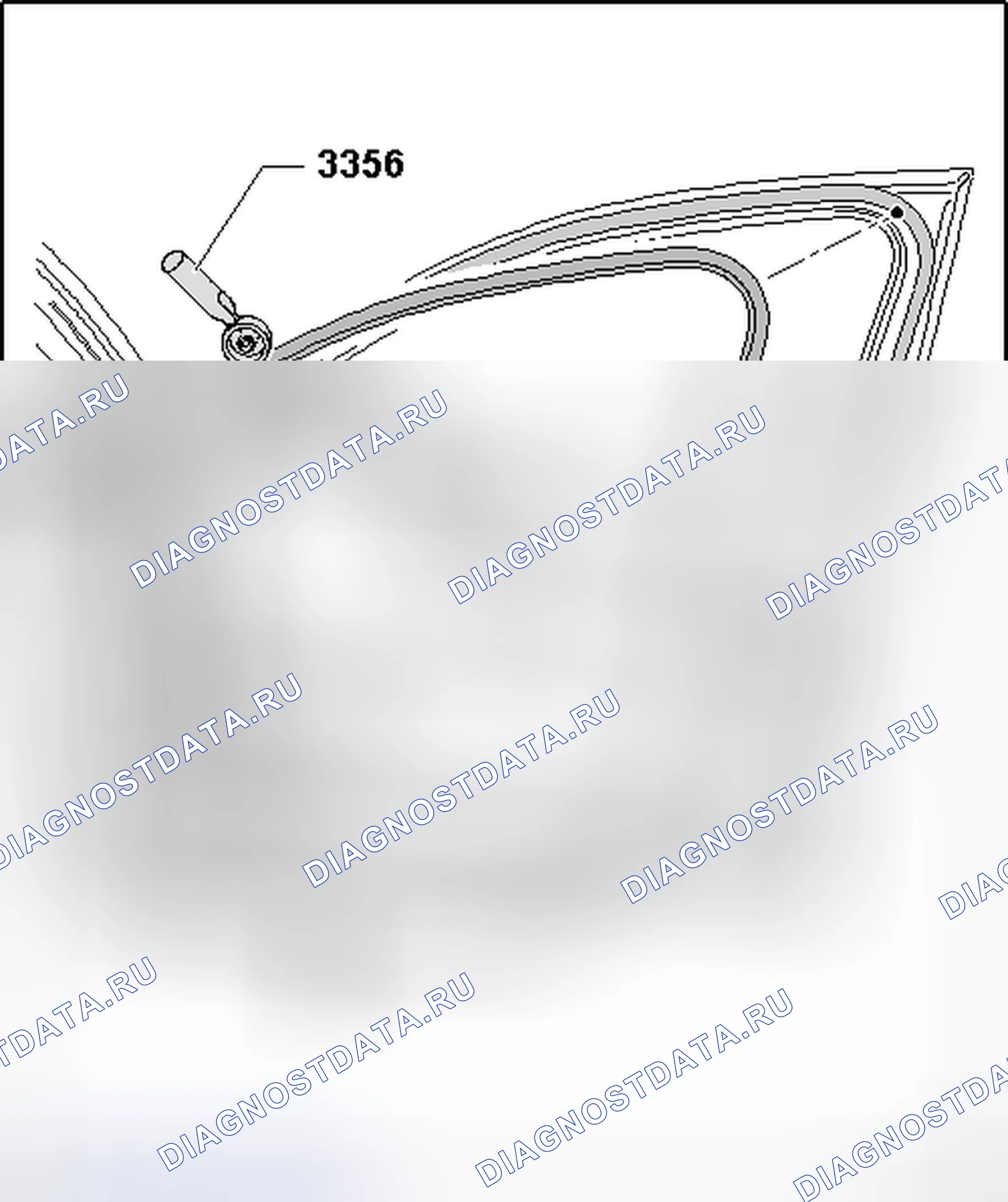 Рис. 121: УПЛОТНЕНИЕ НАРУЖНОЙ ДВЕРИ. Volkswagen Passat B6