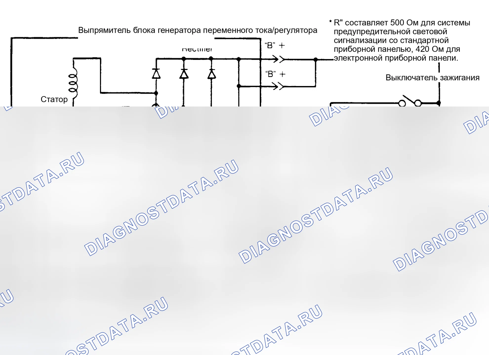 Рис. 6: ОПИСАНИЕ системы зарядки электрооборудования. Ford Explorer I