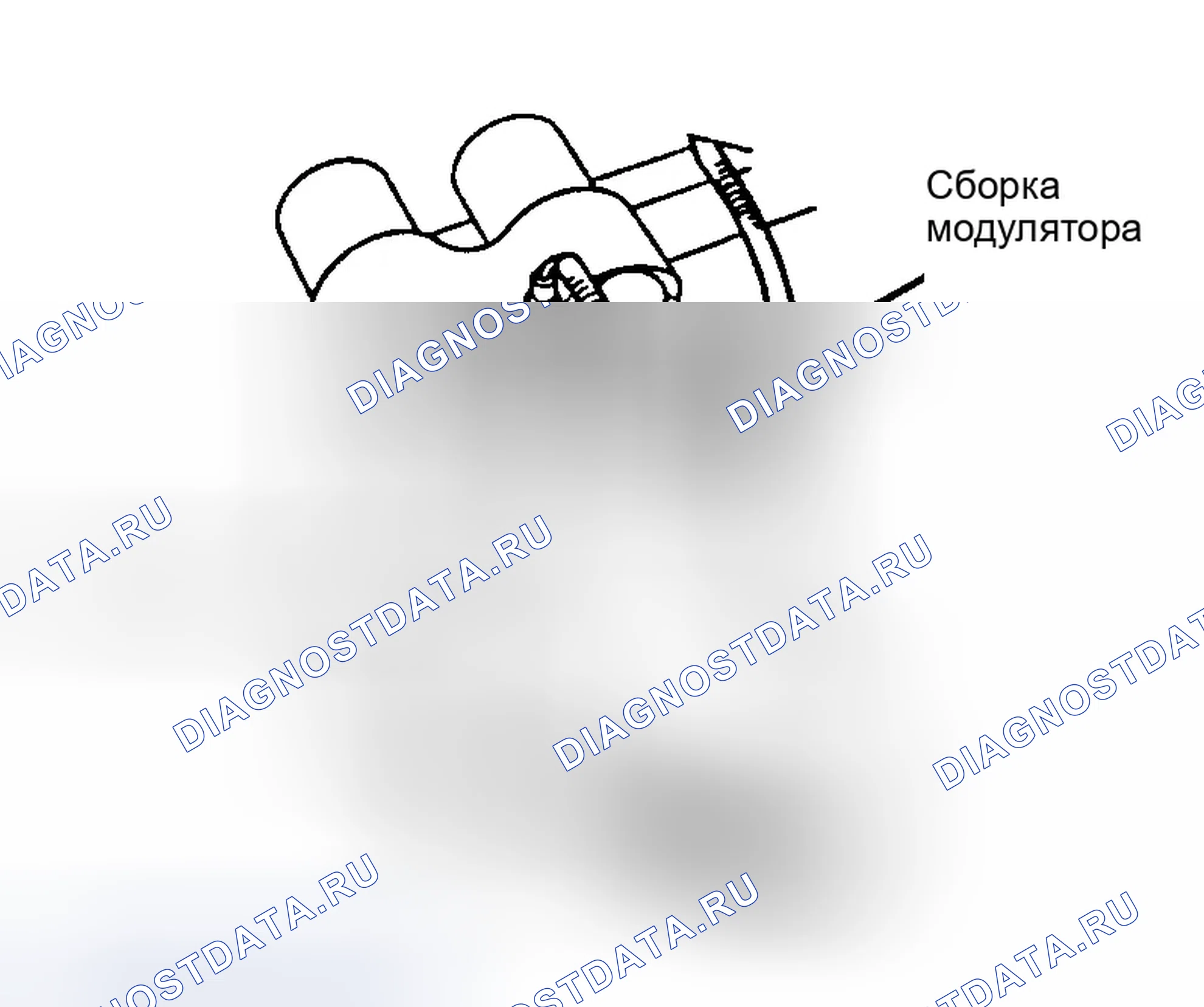 Рис. 13: Расположение разъема сборки модулятора ABS. Dodge Spirit I