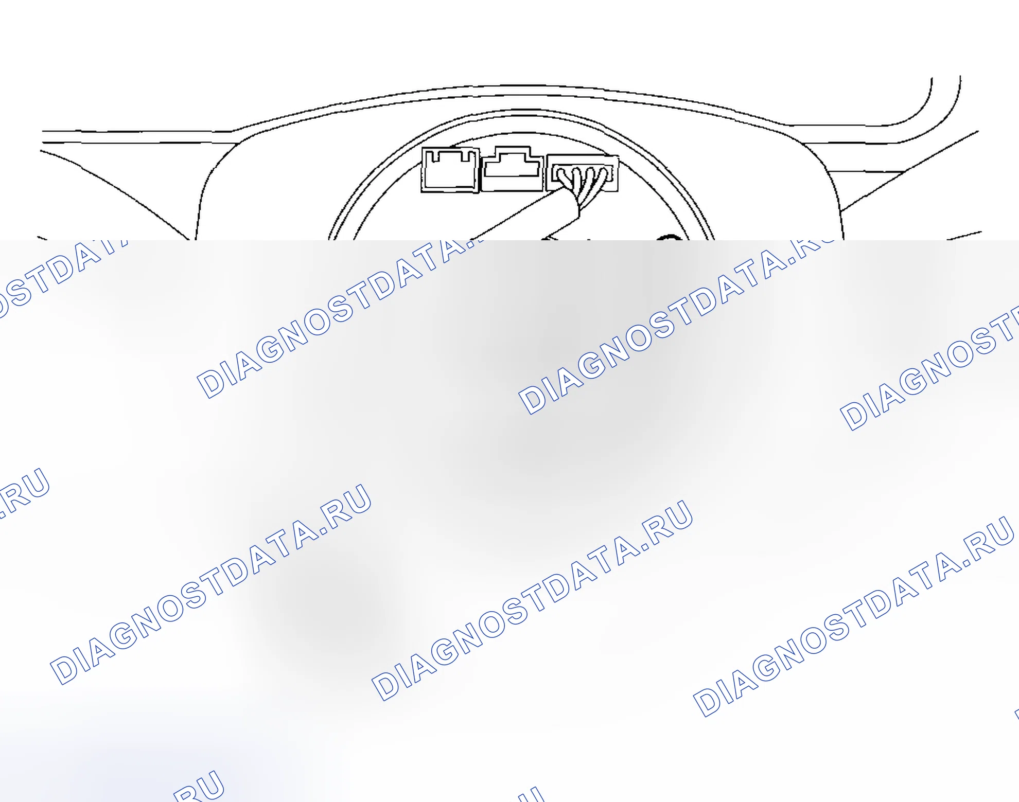 Рис. 32: РАЗЪЕМ РУЛЕВОЙ КОЛОНКИ. Honda Vigor I