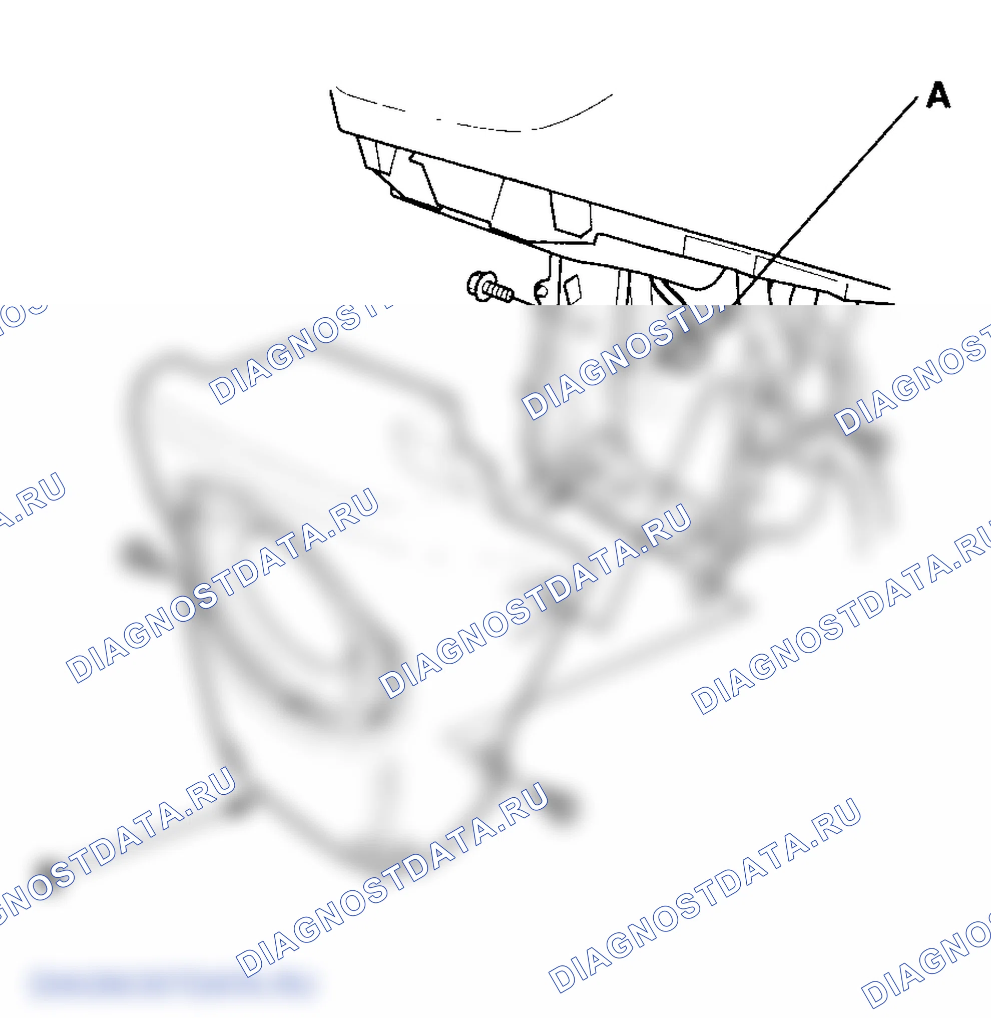 Рис. 8: Сабвуфер (модели EX и ' 06 EX-P). Honda Element I