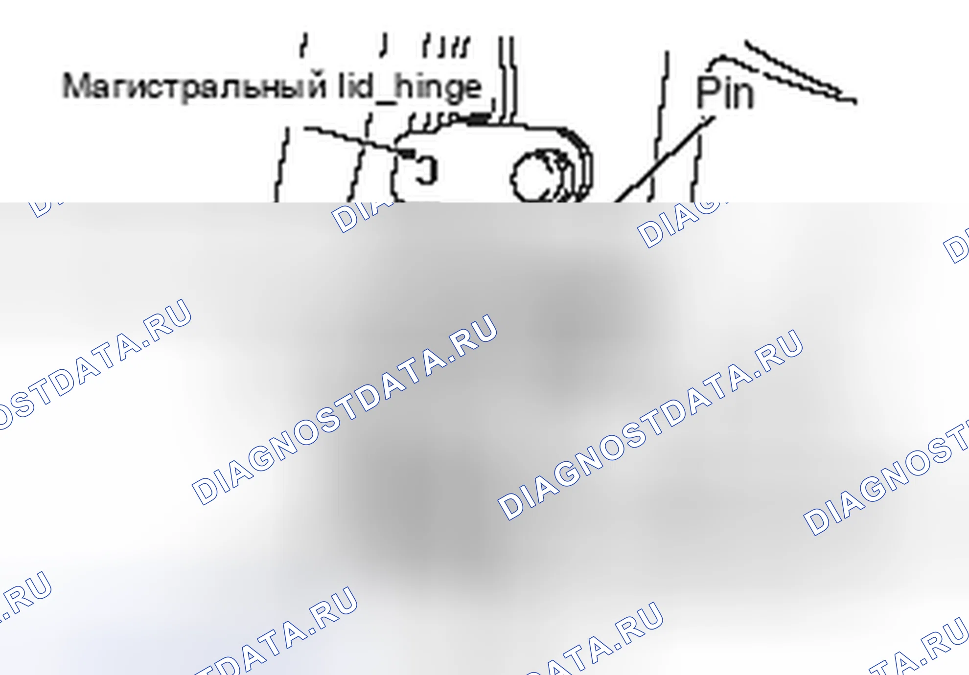 Рис. 34: <<A>> УДАЛЕНИЕ ГАЗОВОЙ ПРУЖИНЫ КРЫШКИ БАГАЖНИКА. Mazda MX-5 NB