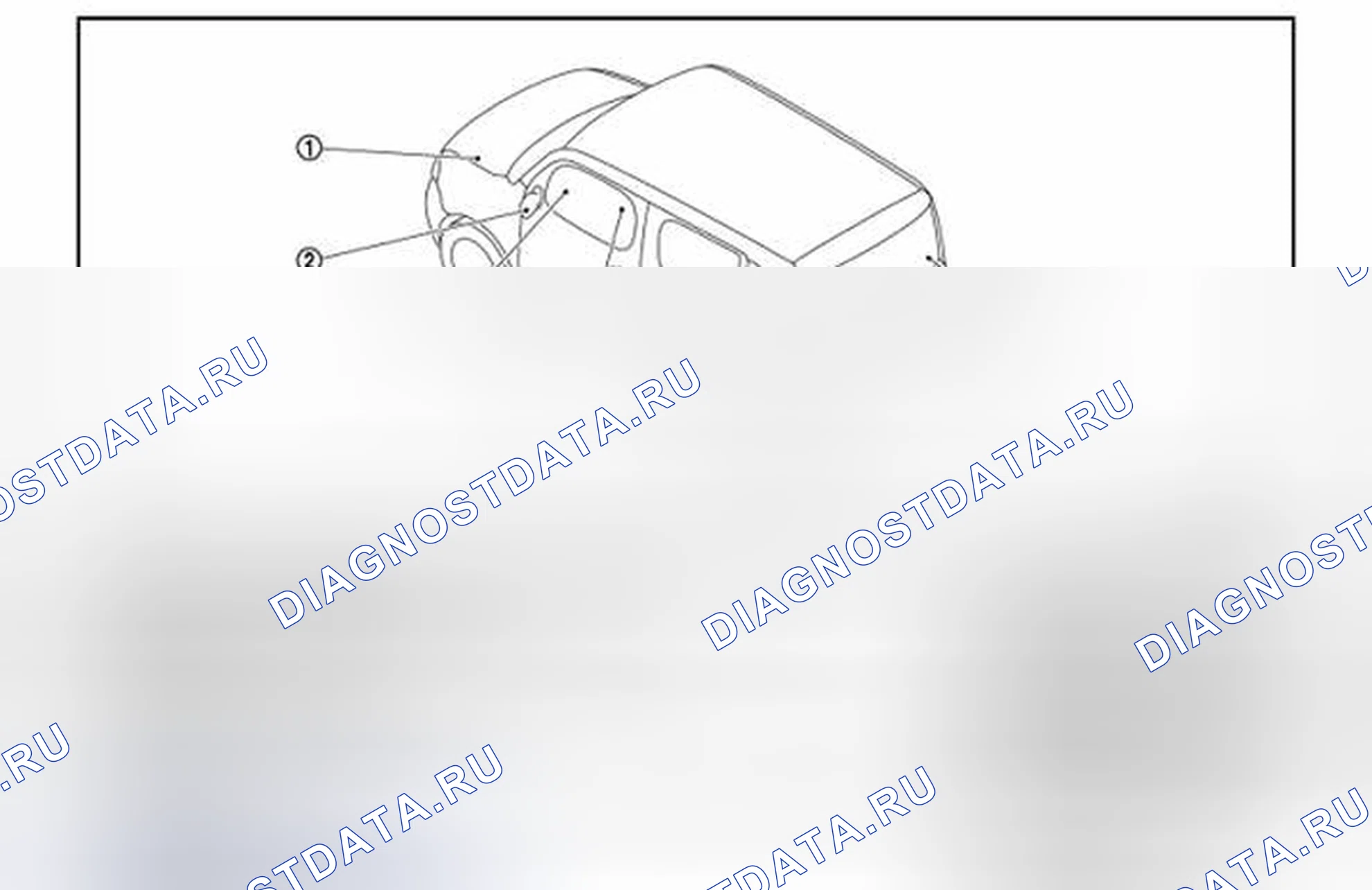Рис. 21: Расположение компонентов. Nissan Cube III