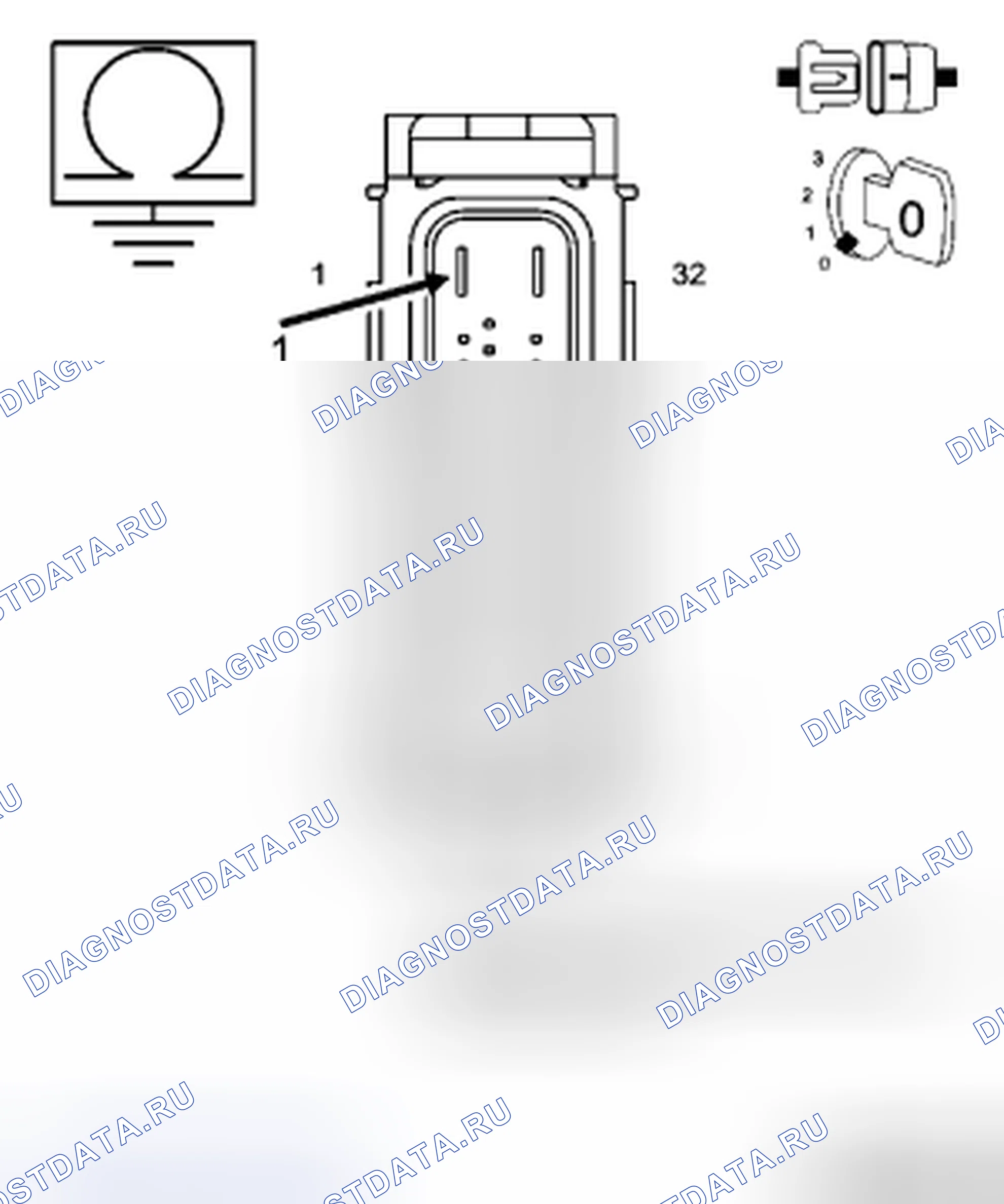 Рис. 38: Диагностический тест. Chrysler Town & Country V