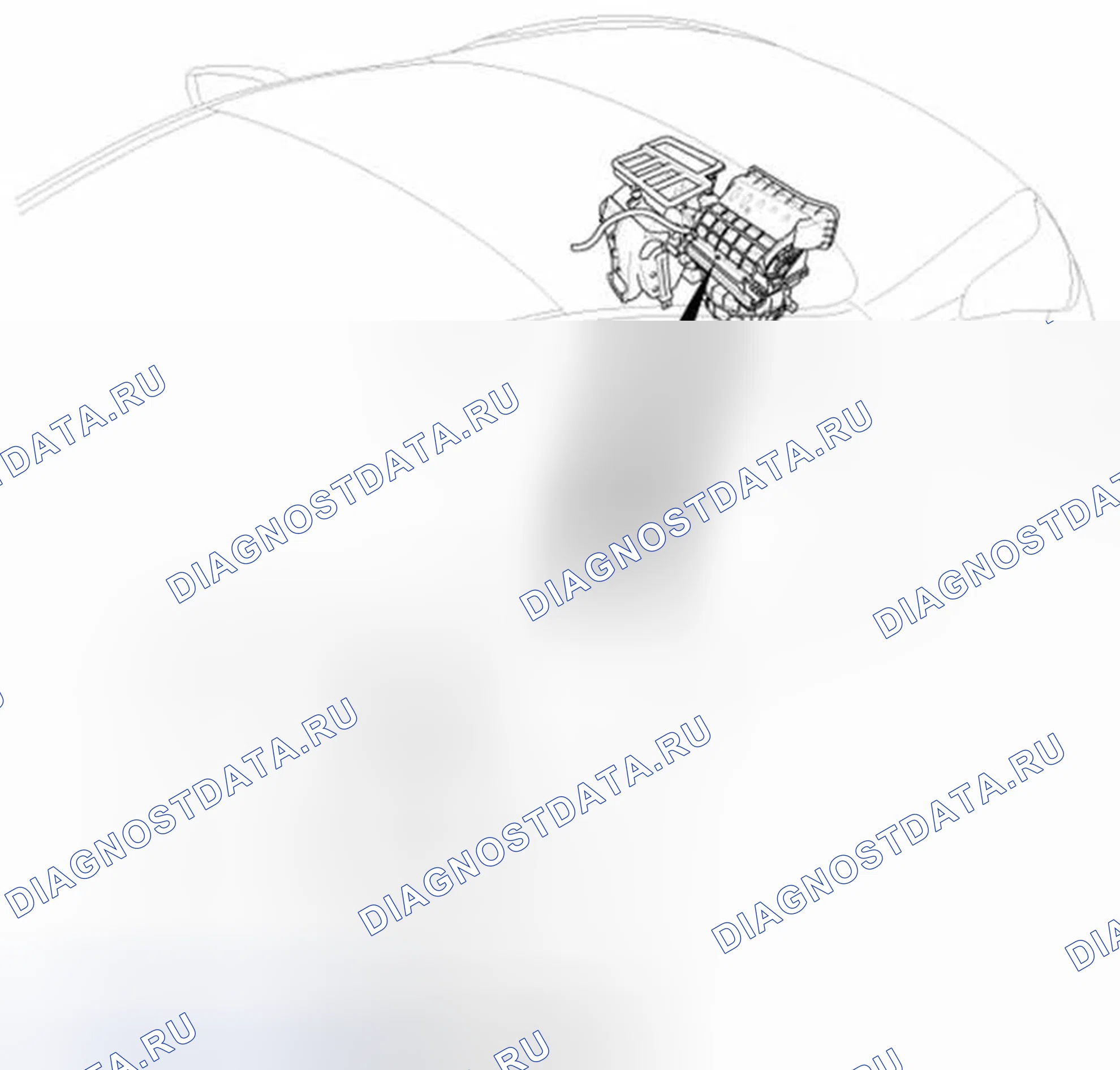 Рис. 12: Расположение компонентов. Hyundai Elantra V