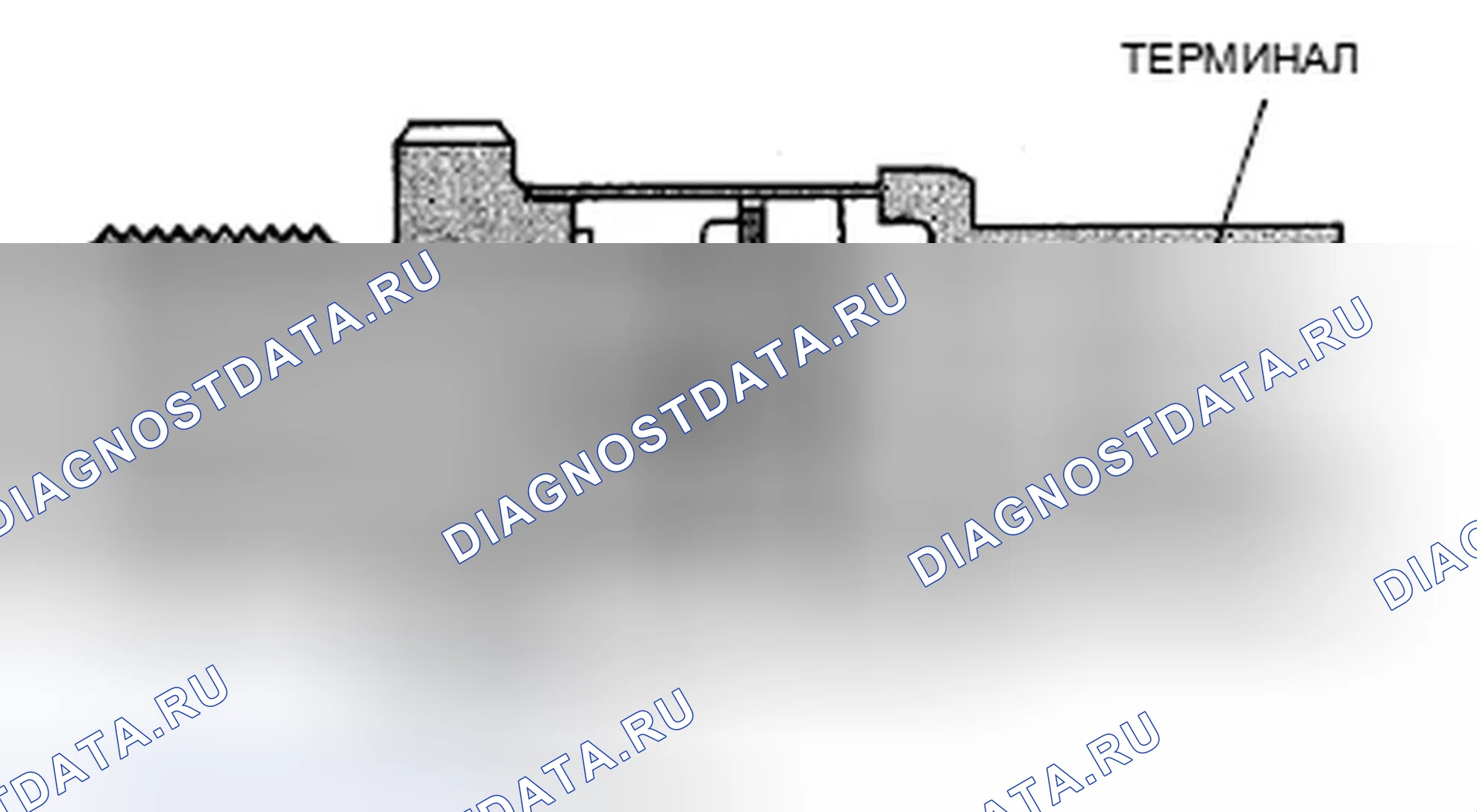 Рис. 1232: Датчик давления топливного бака (FTP). Honda Civic VIII