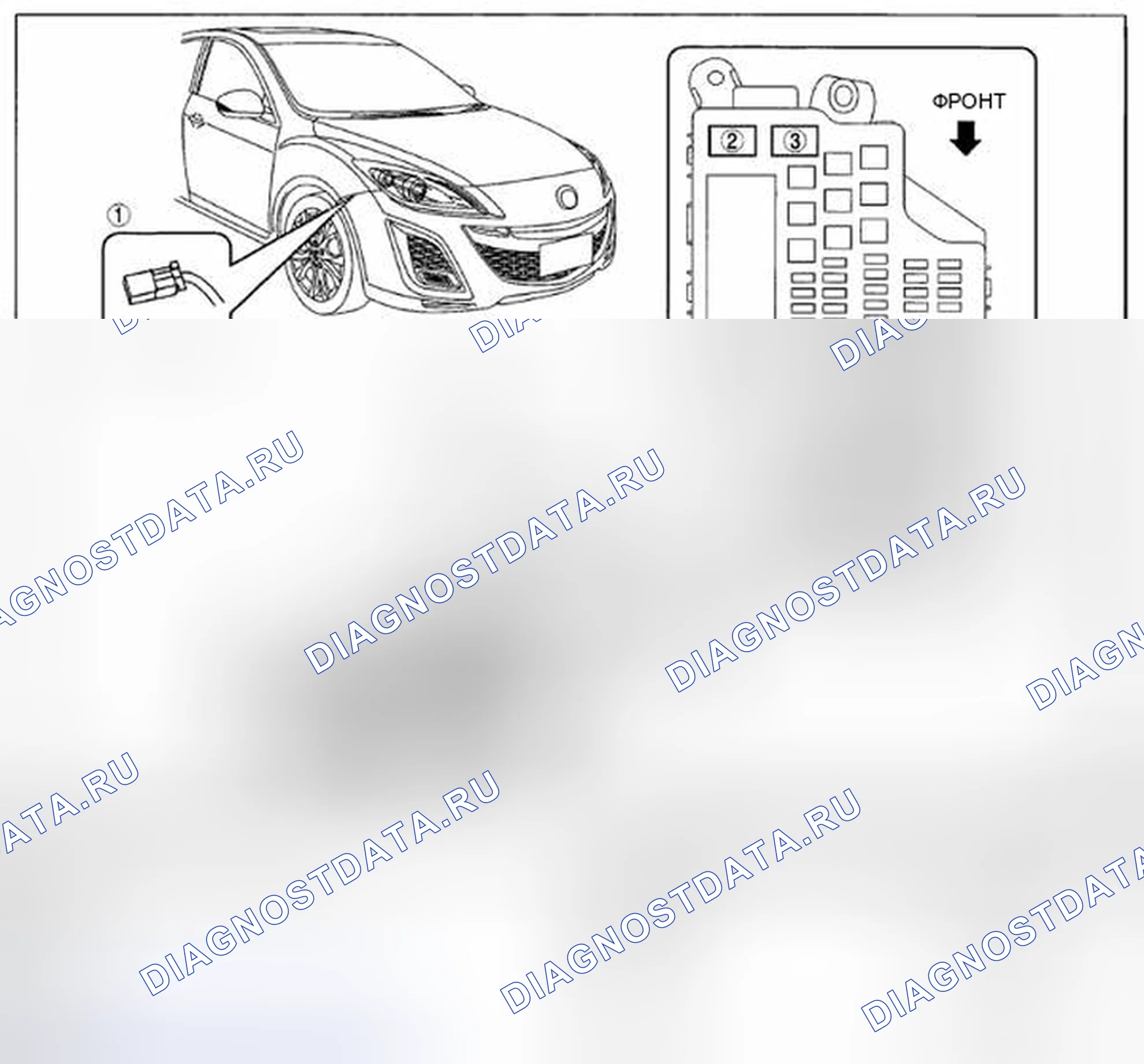 Рис. 15: РАСПОЛОЖЕНИЕ РЕЛЕ. Honda CR-V IV рестайлинг
