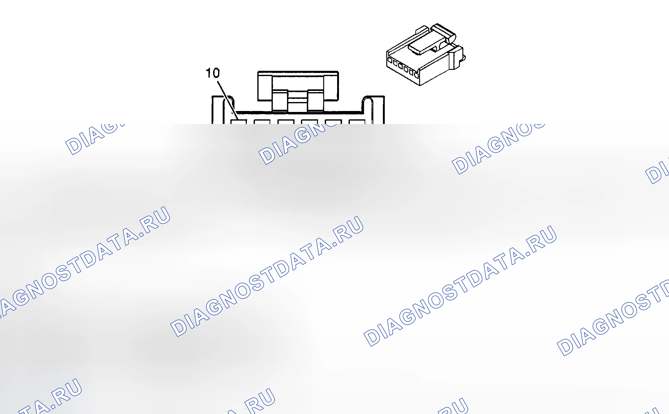 Рис. 1: ИДЕНТИФИКАЦИЯ СОЕДИНИТЕЛЯ. Chevrolet Tahoe II