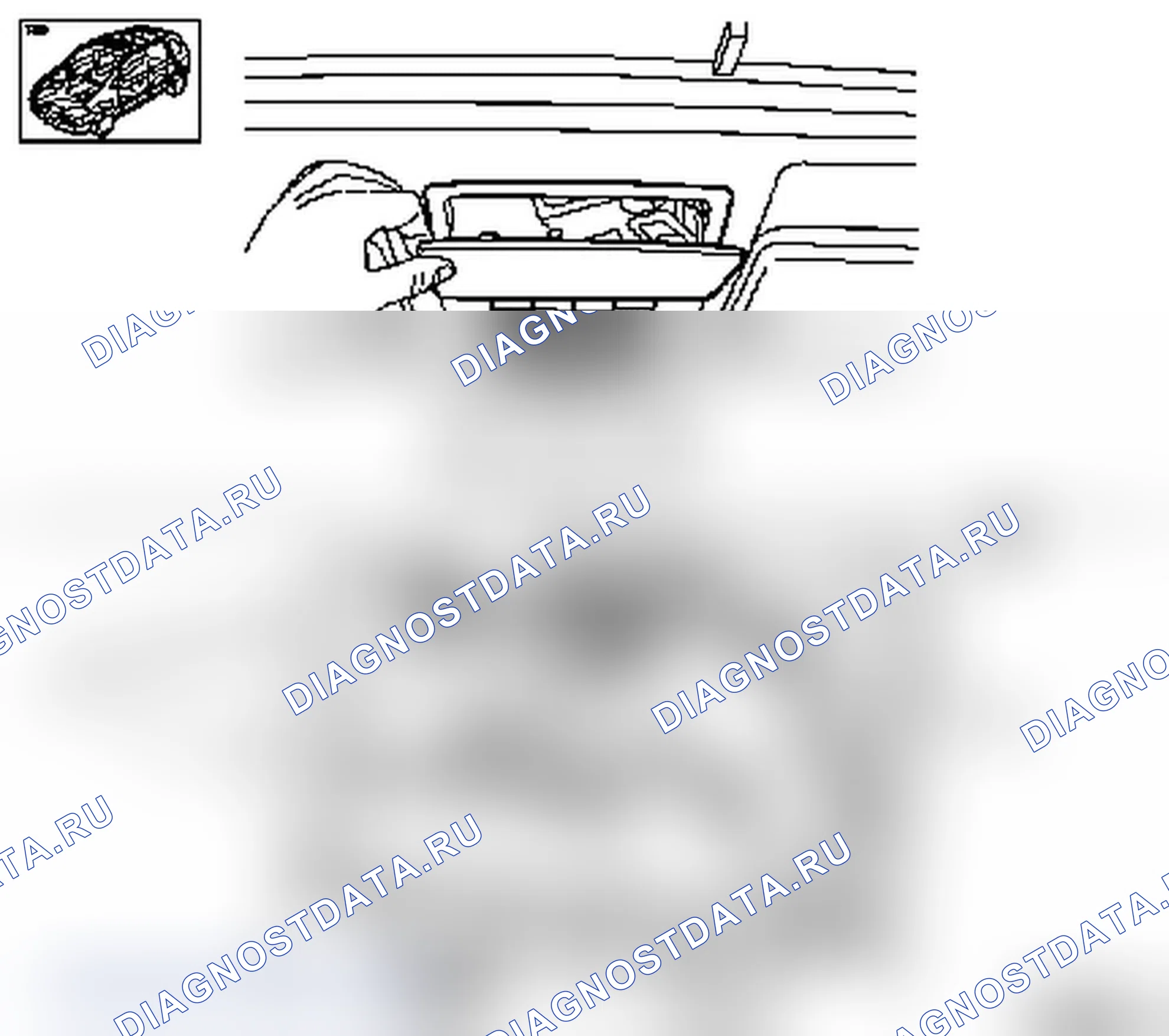 Выполнить аварийное управление электропривода. Opel Vectra C