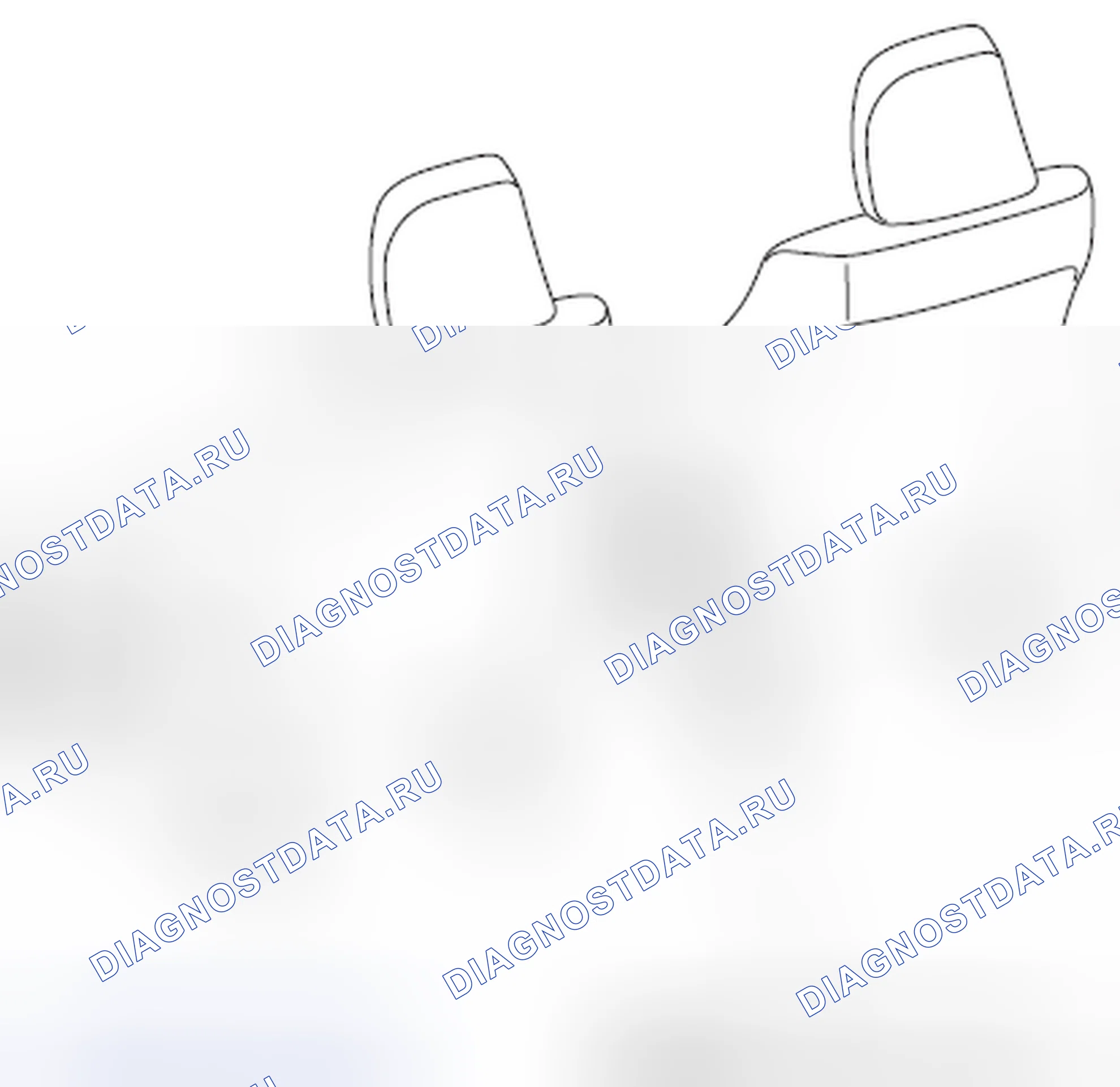 Рис. 436: КРЕСЛО. Toyota 4Runner V
