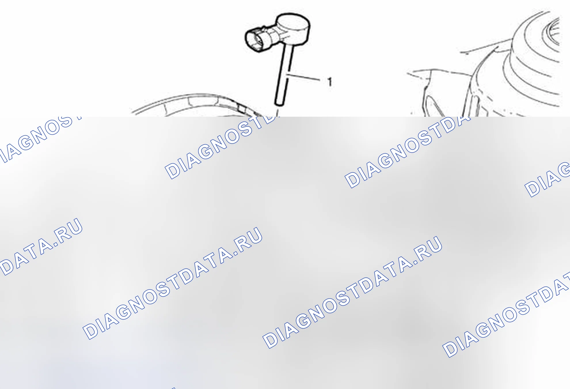 Рис. 7: Замена переключателя индикатора уровня тормозной жидкости. Chevrolet Orlando I