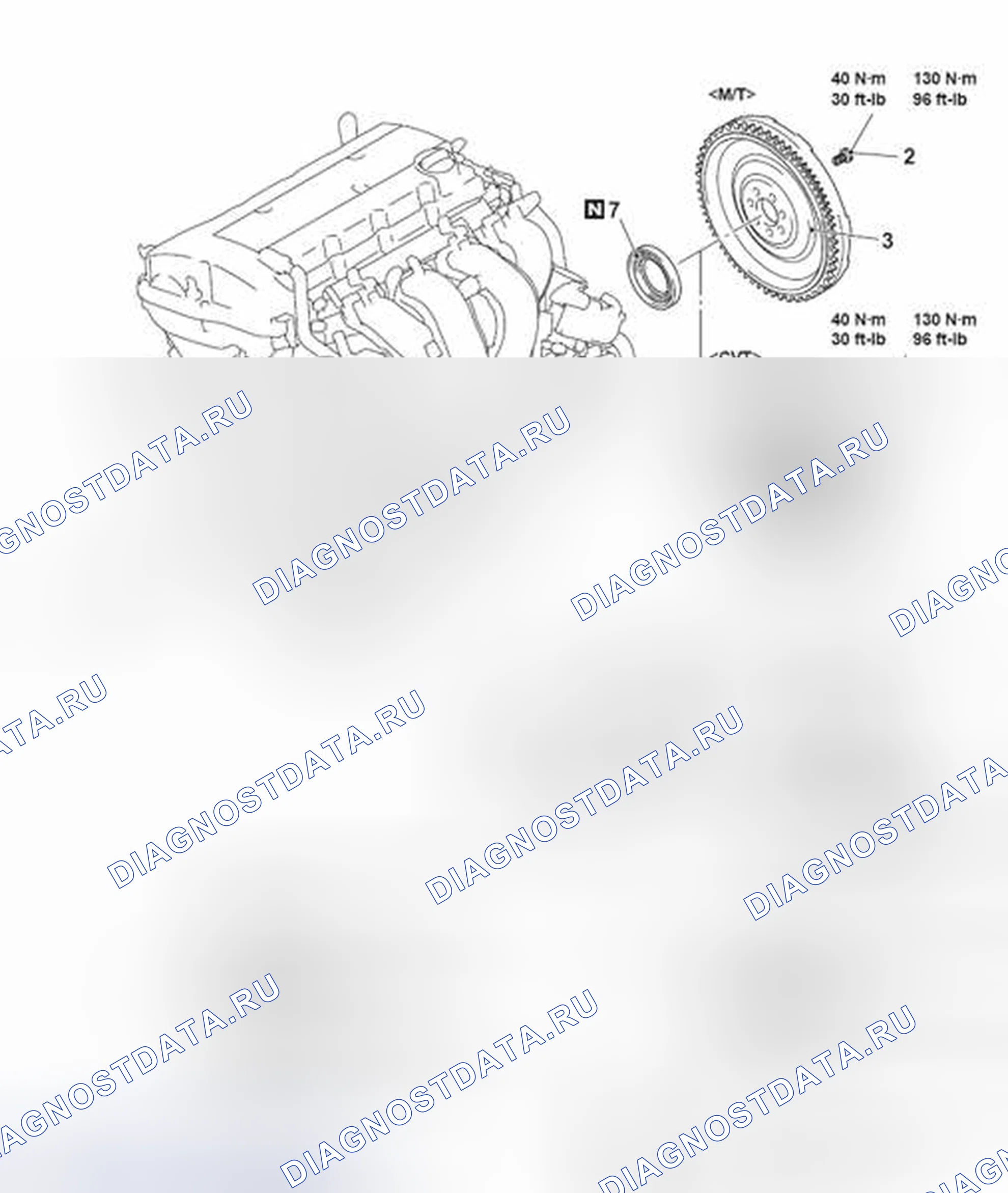 Рис. 268: ДЕМОНТАЖ И МОНТАЖ. Honda Domani MB