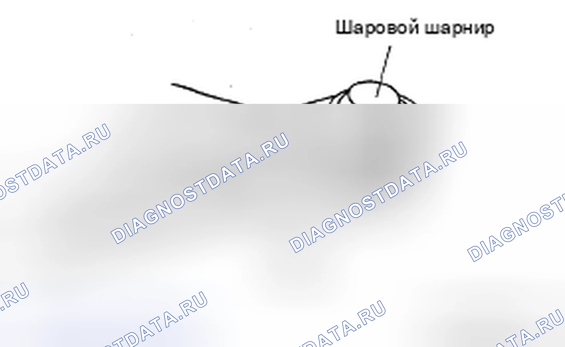 Рис. 7: Примечание к сборке шарового шарнира. Mazda CX-9 I