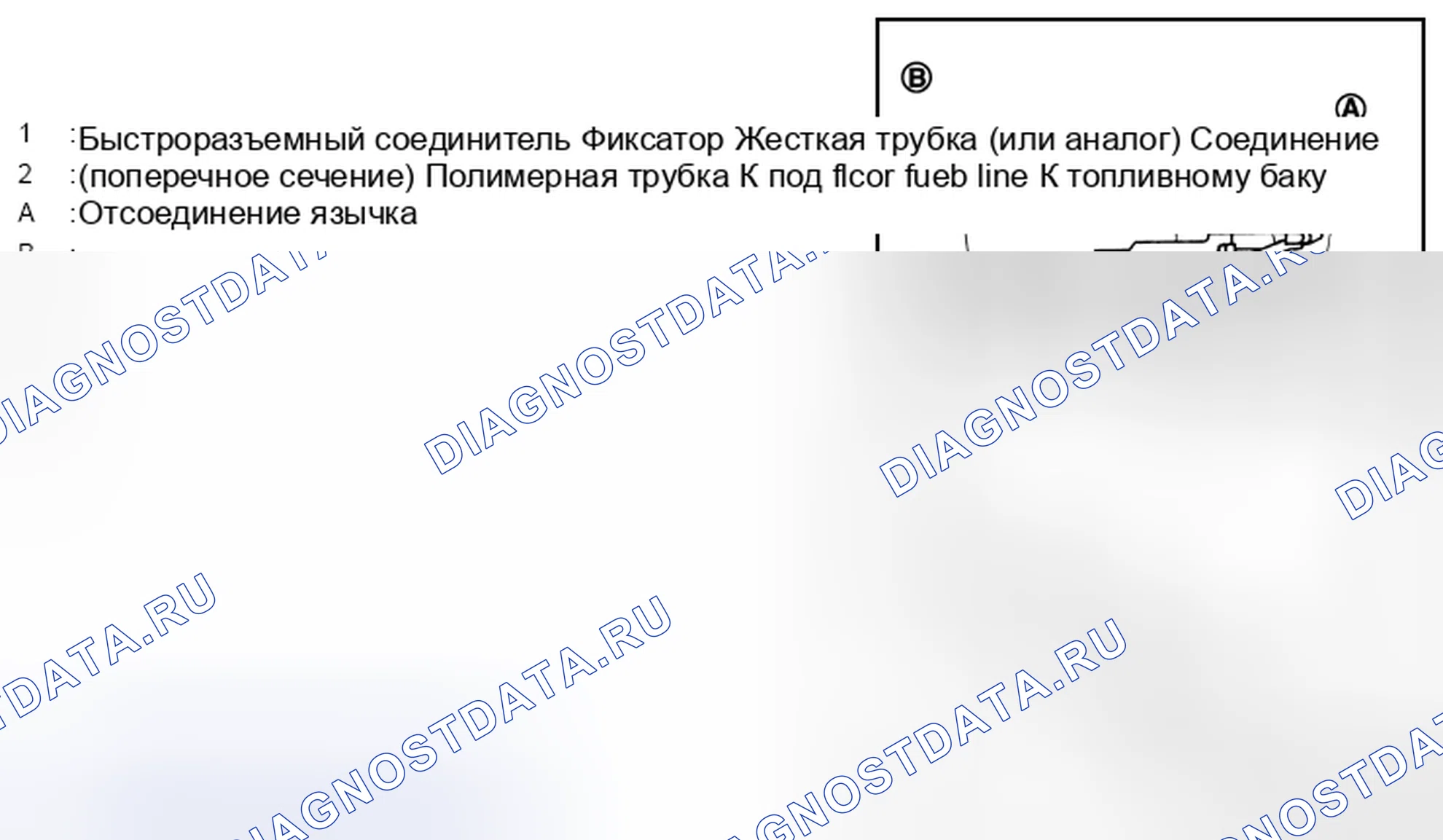 Рис. 2: быстроразъемный соединитель. Nissan Quest IV