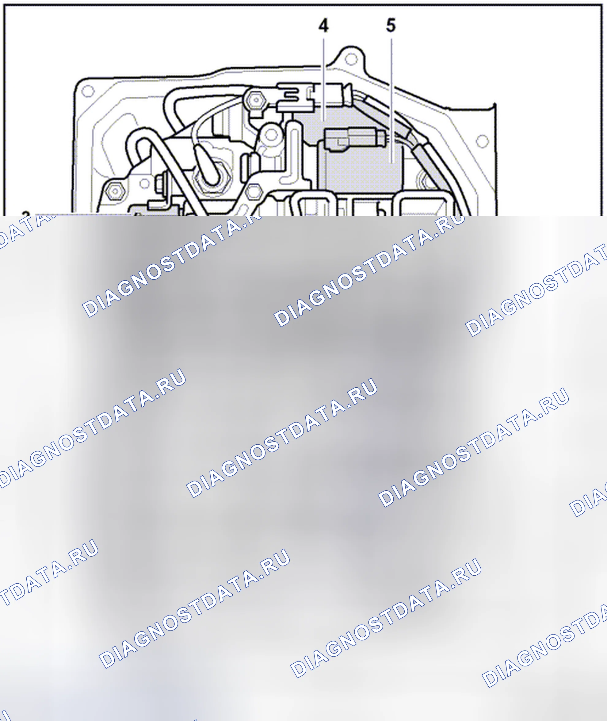 Рис. 211: ОБОЗНАЧЕНИЕ ЭЛЕКТРОМАГНИТНОГО КЛАПАНА. Volkswagen Jetta V