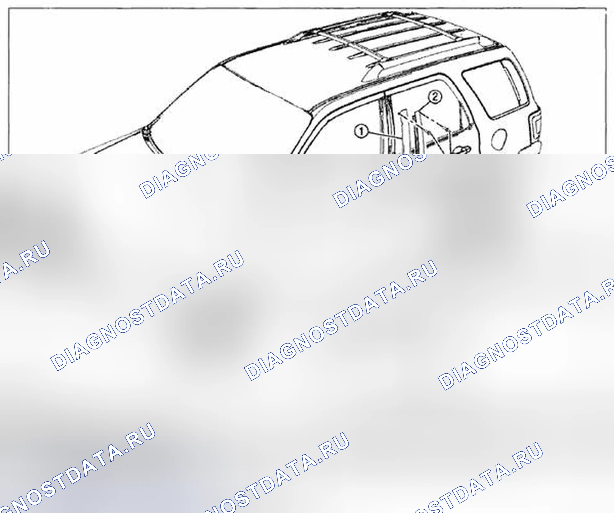 Рис. 45: ВНЕШНЯЯ ОТДЕЛКА - РАЗНЕСЕННЫЙ ВИД. Mazda Tribute II