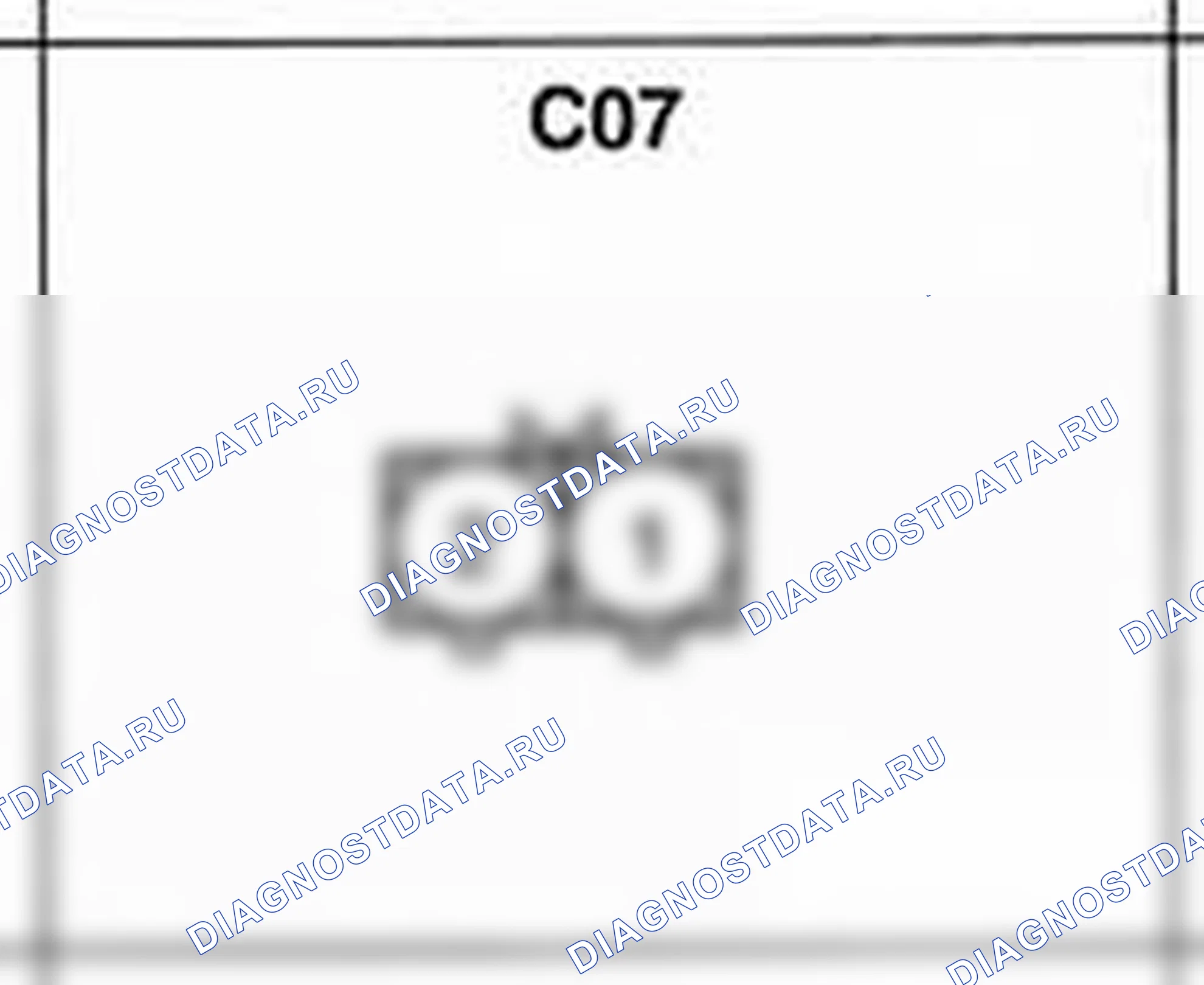 Распиновка разъёма C07 — жгута управления. Hyundai H-1 A1