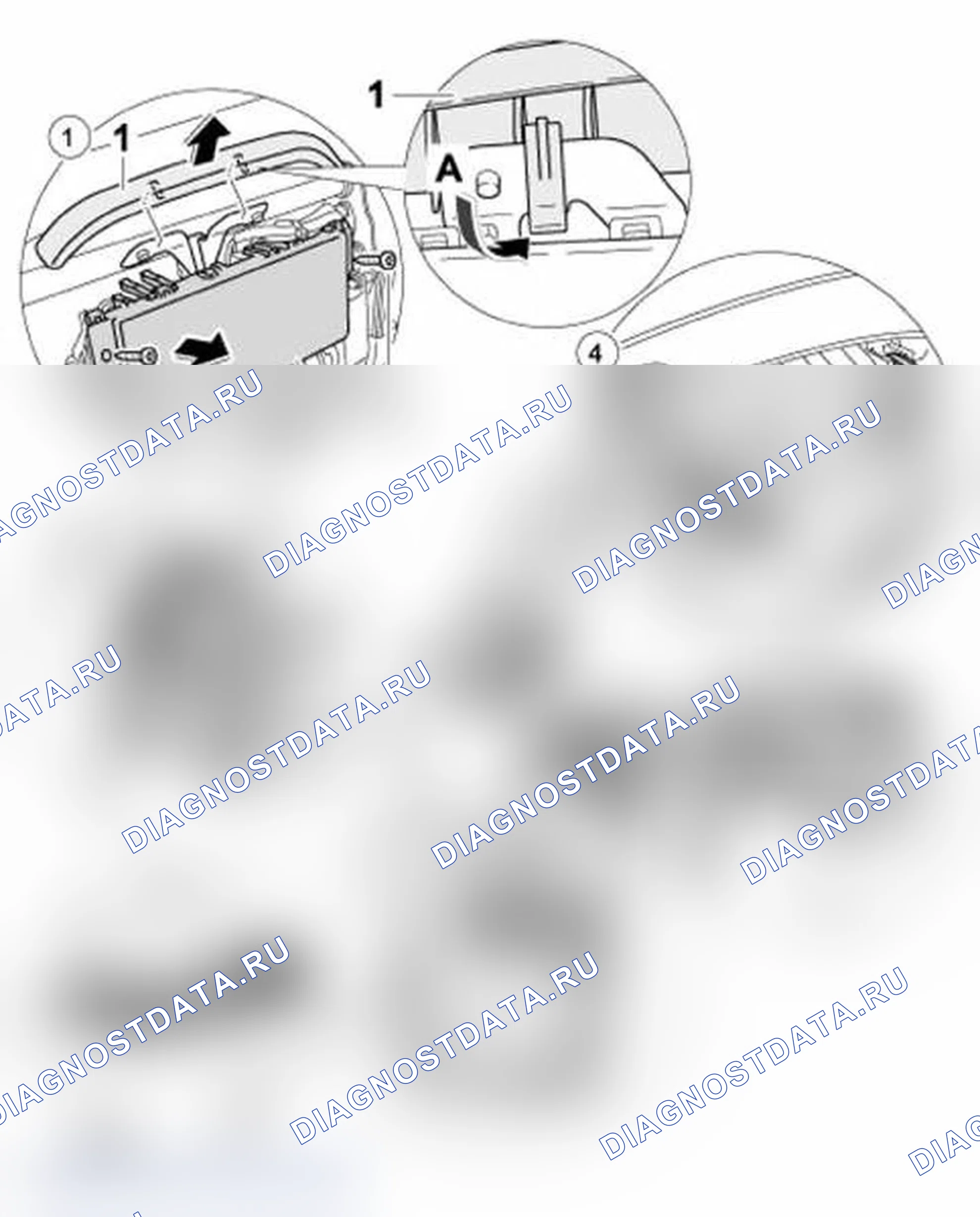 Рис. 34: Снятие держателя передней подушки. Porsche 911 Carrera 4 996 рестайлинг