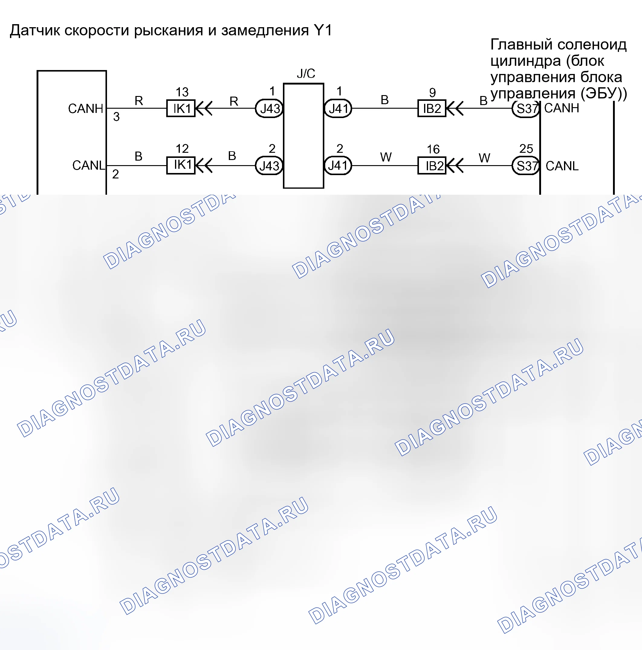 Рис. 98: электросхема. Honda Accord VI