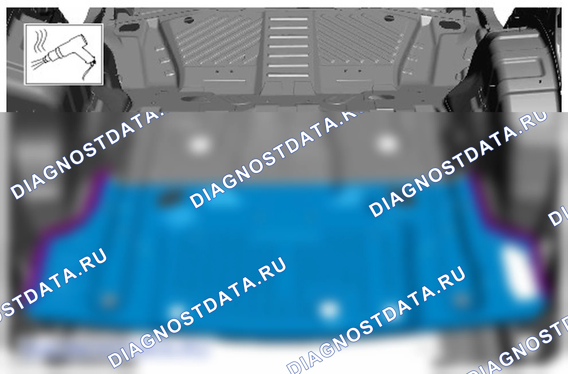 Как снять и установить заднюю панель пола. Ford S-MAX II